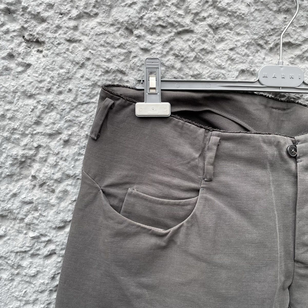 Ma+ Ma+ Maurizio Amadei Grey C-Shaped Trousers Pants Size US 36 / EU 52 - 4 Thumbnail