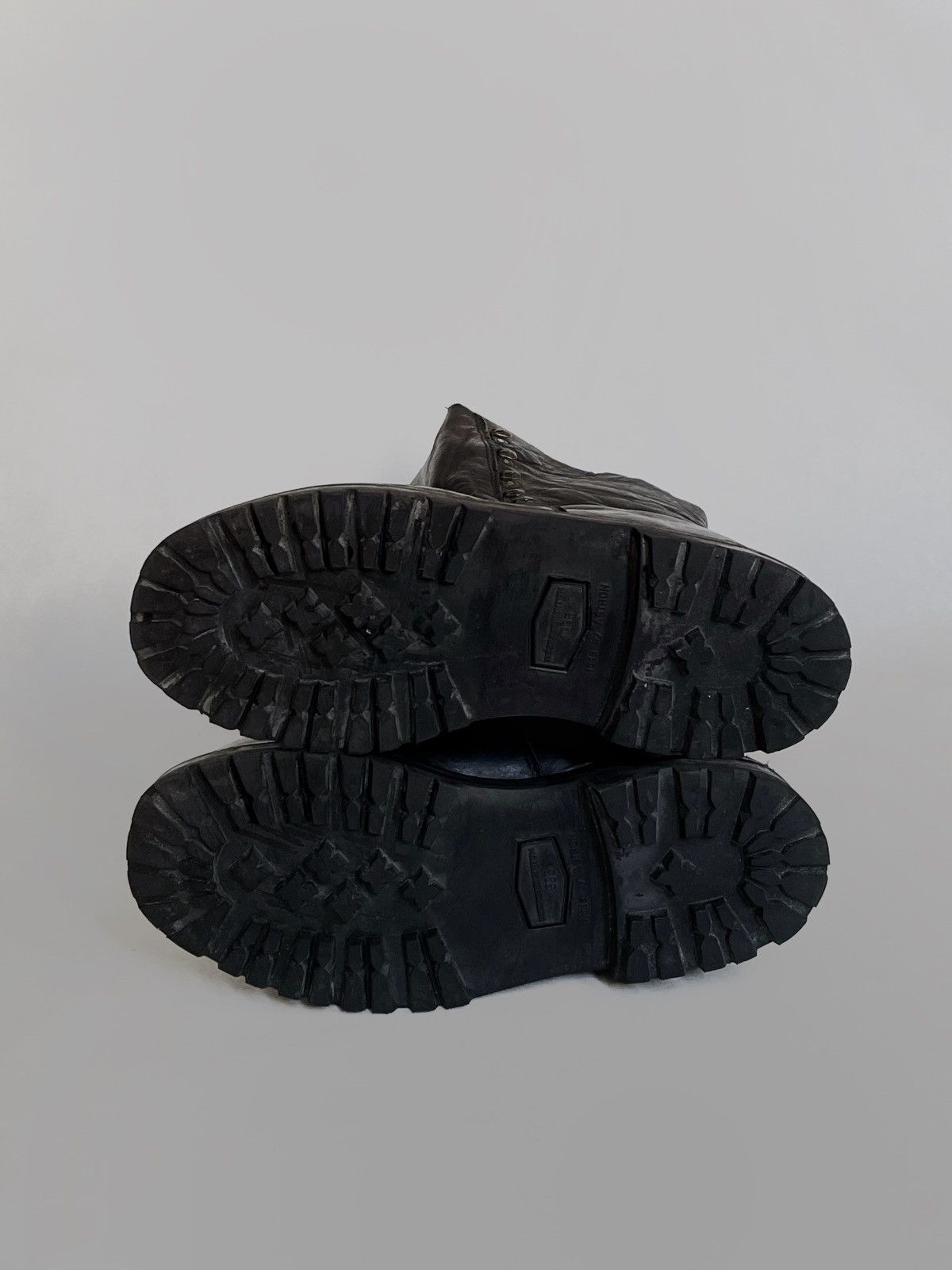 Other Heereseicentum Austrian hard leather boots 90s Size US 6.5 / EU 39-40 - 7 Thumbnail