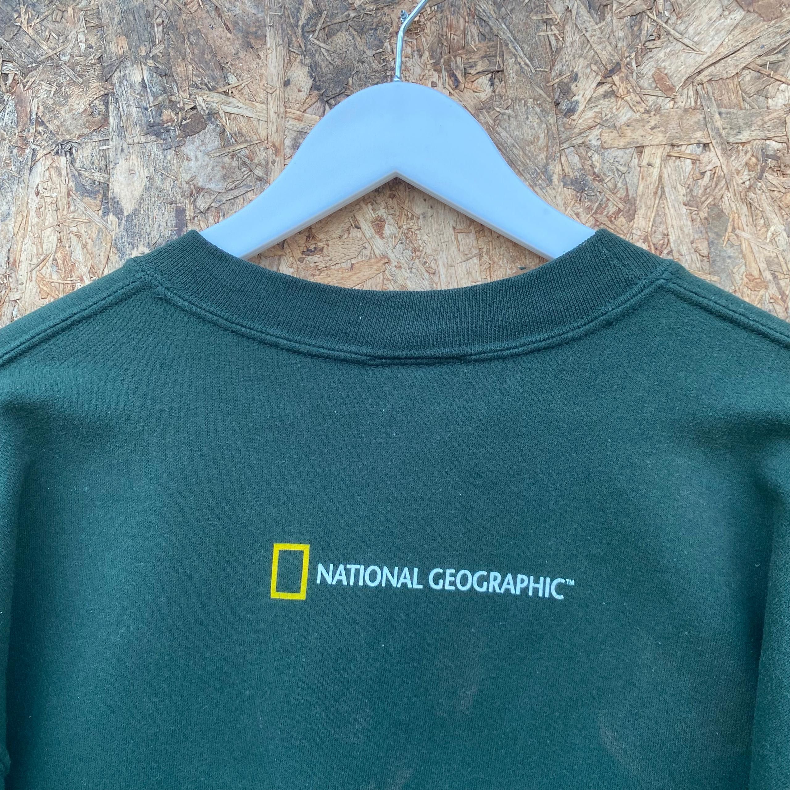Vintage Vintage National Geographic Tiger Sweatshirt Size US L / EU 52-54 / 3 - 10 Thumbnail