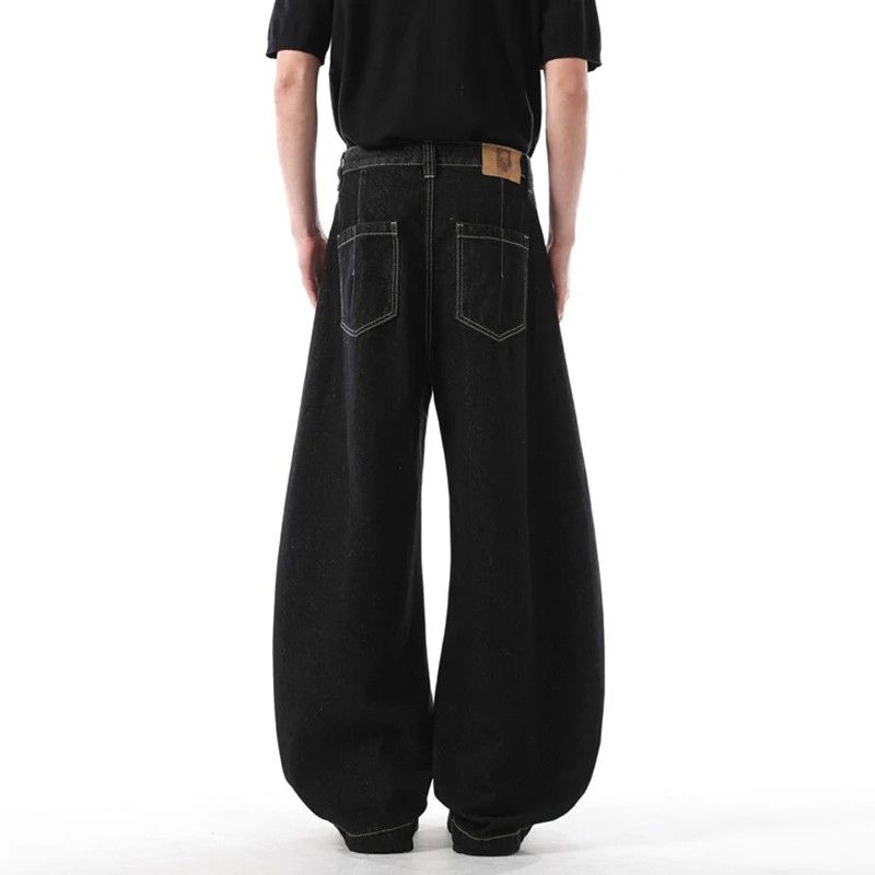 Japanese Brand × Jean Black Baggy Denim Jeans Size US 28 / EU 44 - 4 Thumbnail