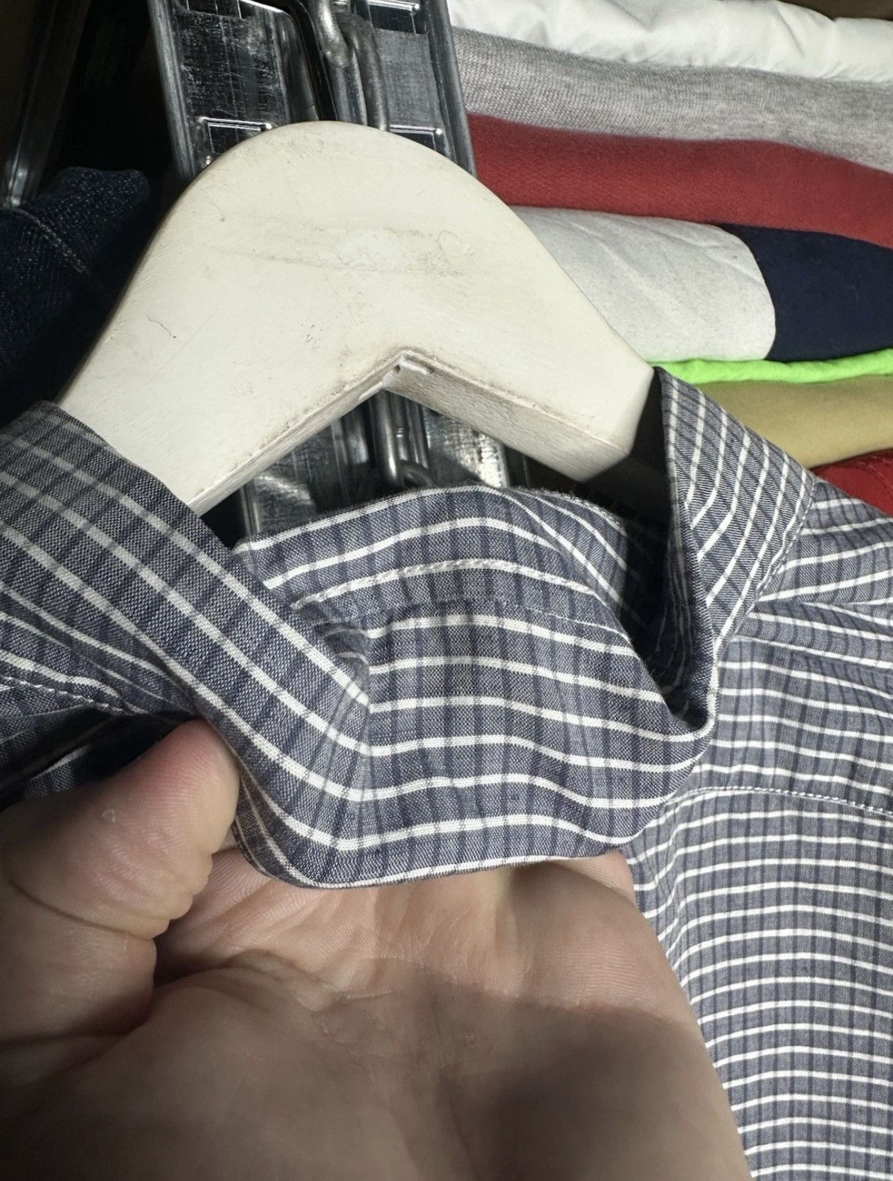 Louis Vuitton Louis Vuitton Gradient Check Shirt Long Sleeve Button Up Size US M / EU 48-50 / 2 - 17 Thumbnail