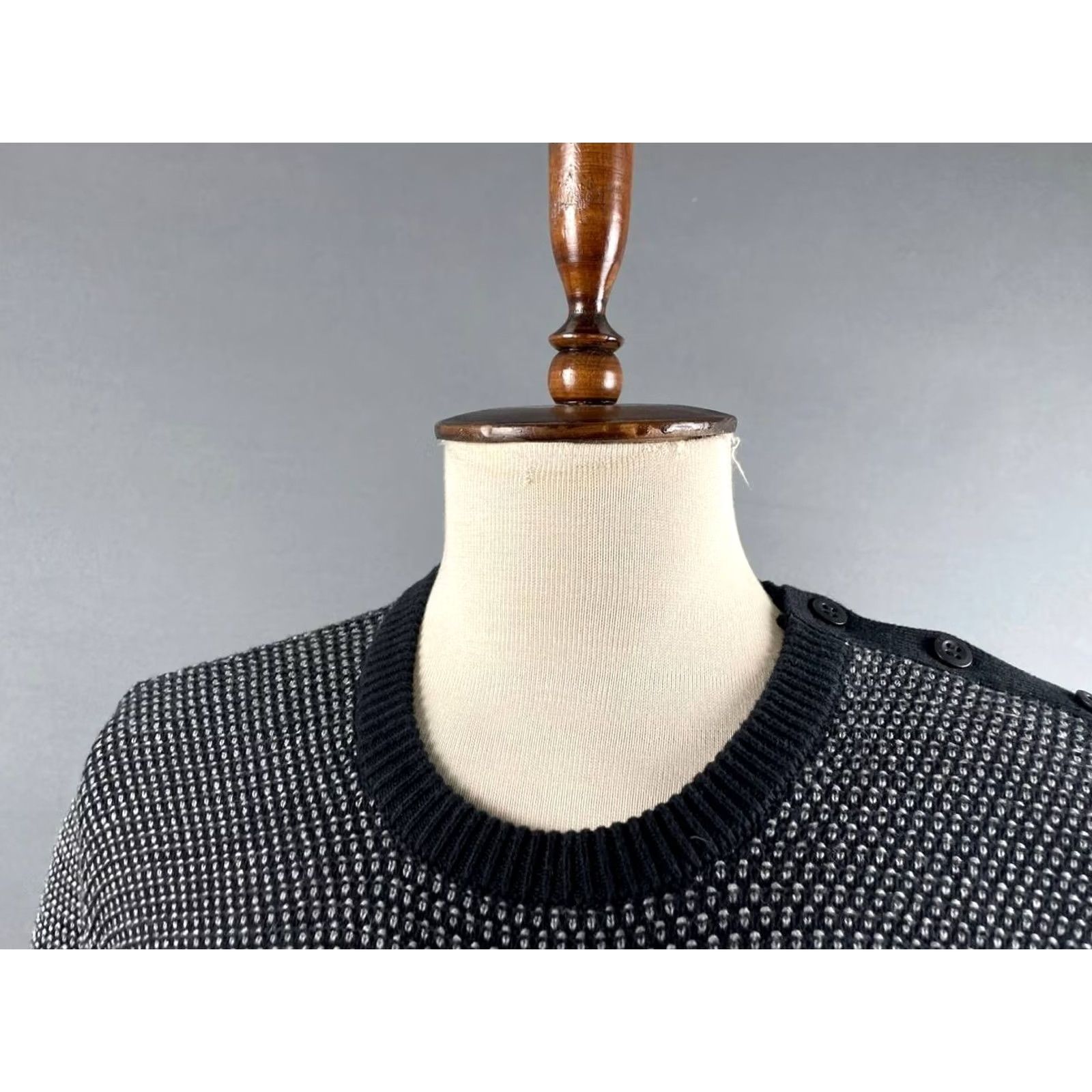 Diesel Diesel Sweater Mens Size XL Black Cotton Pullover Crew Neck Long Sleeve Size US XL / EU 56 / 4 - 6 Thumbnail