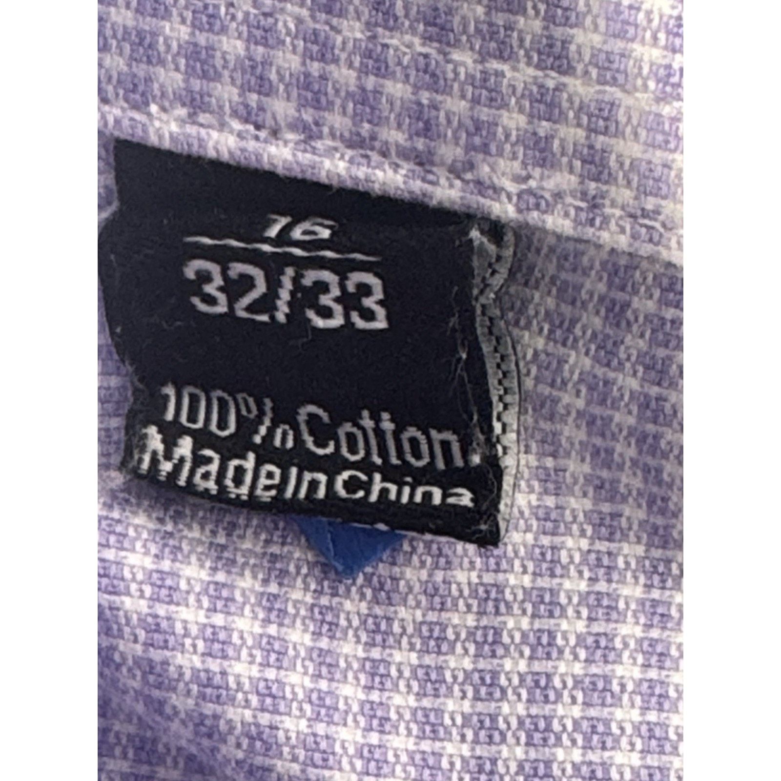 David Donahue David Donahue Shirt Mens 16 32/33 Purple Geometric Button Up Size US M / EU 48-50 / 2 - 6 Thumbnail