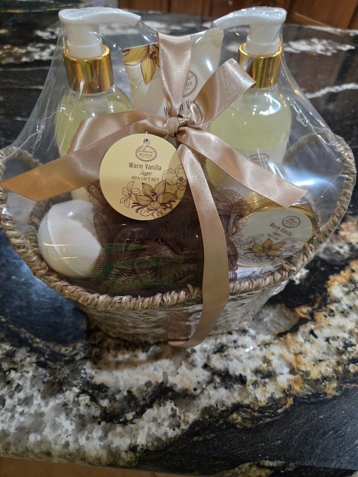 Designer Bath & Body Warm Vanilla Sugar Spa Basket Gifts for Women Size ONE SIZE - 3 Thumbnail