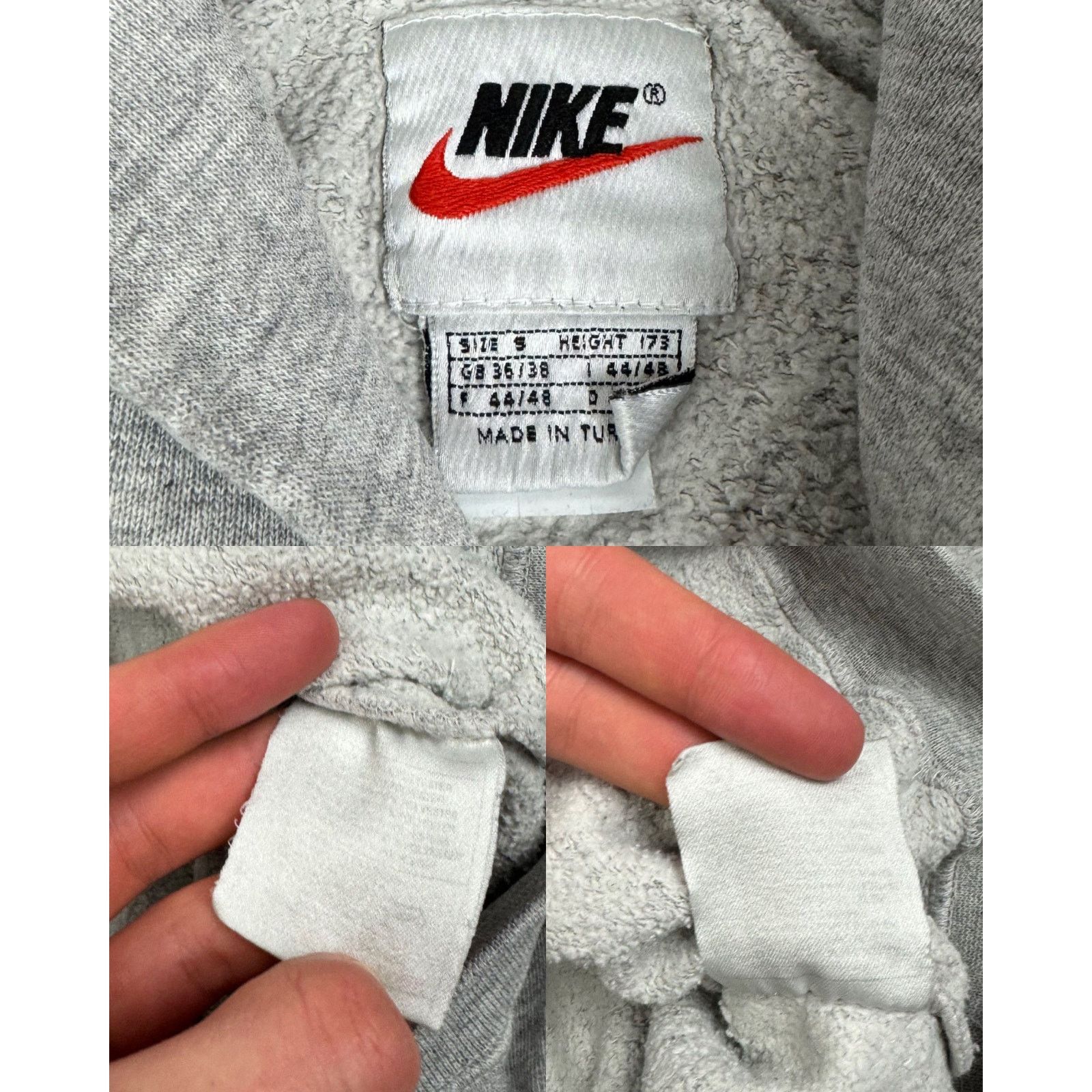 Nike Nike Men's Heather Gray Solo Swoosh Pullover Hoodie Small Size US S / EU 44-46 / 1 - 3 Thumbnail