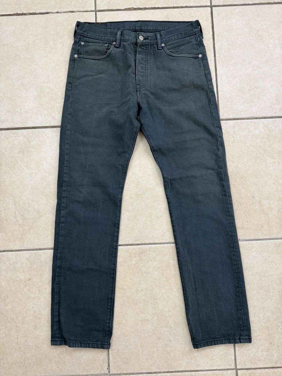Levi's Levi’s 501 Denim Jeans Button Fly Blue Size 32 X 32 Size US 32 / EU 48 - 1 Thumbnail