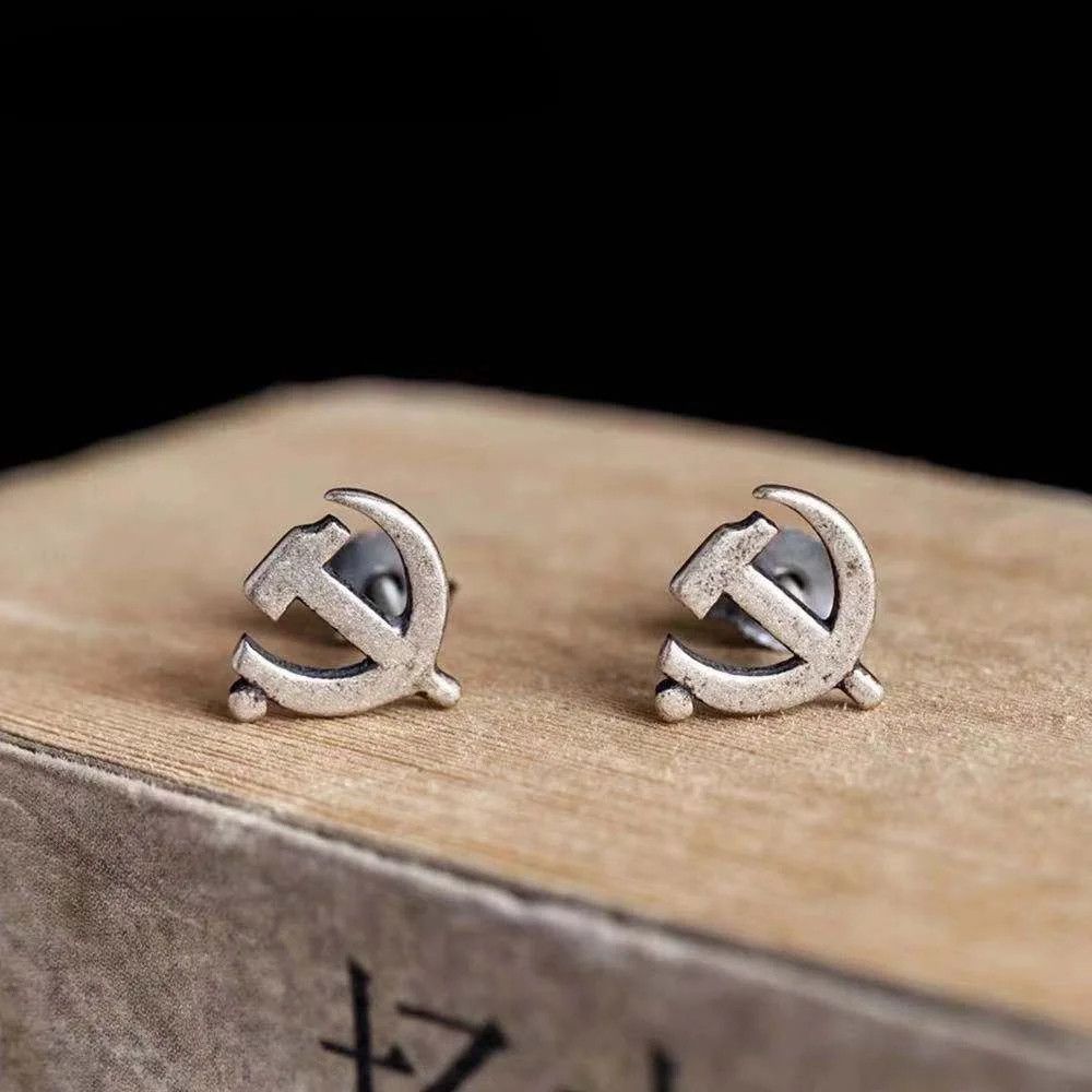 Vintage Sickle Hammer Earrings Grailed