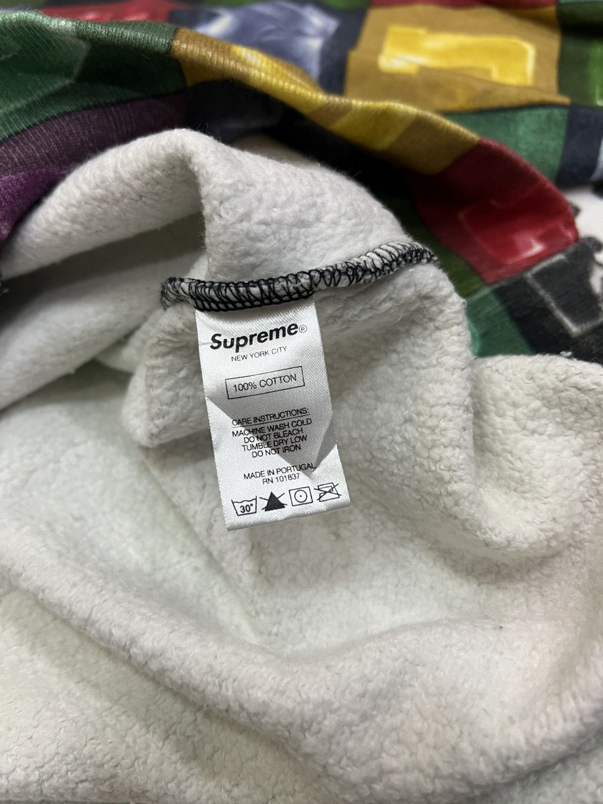 Supreme Supreme blocks multicolor hoodie. Size US XL / EU 56 / 4 - 7 Thumbnail