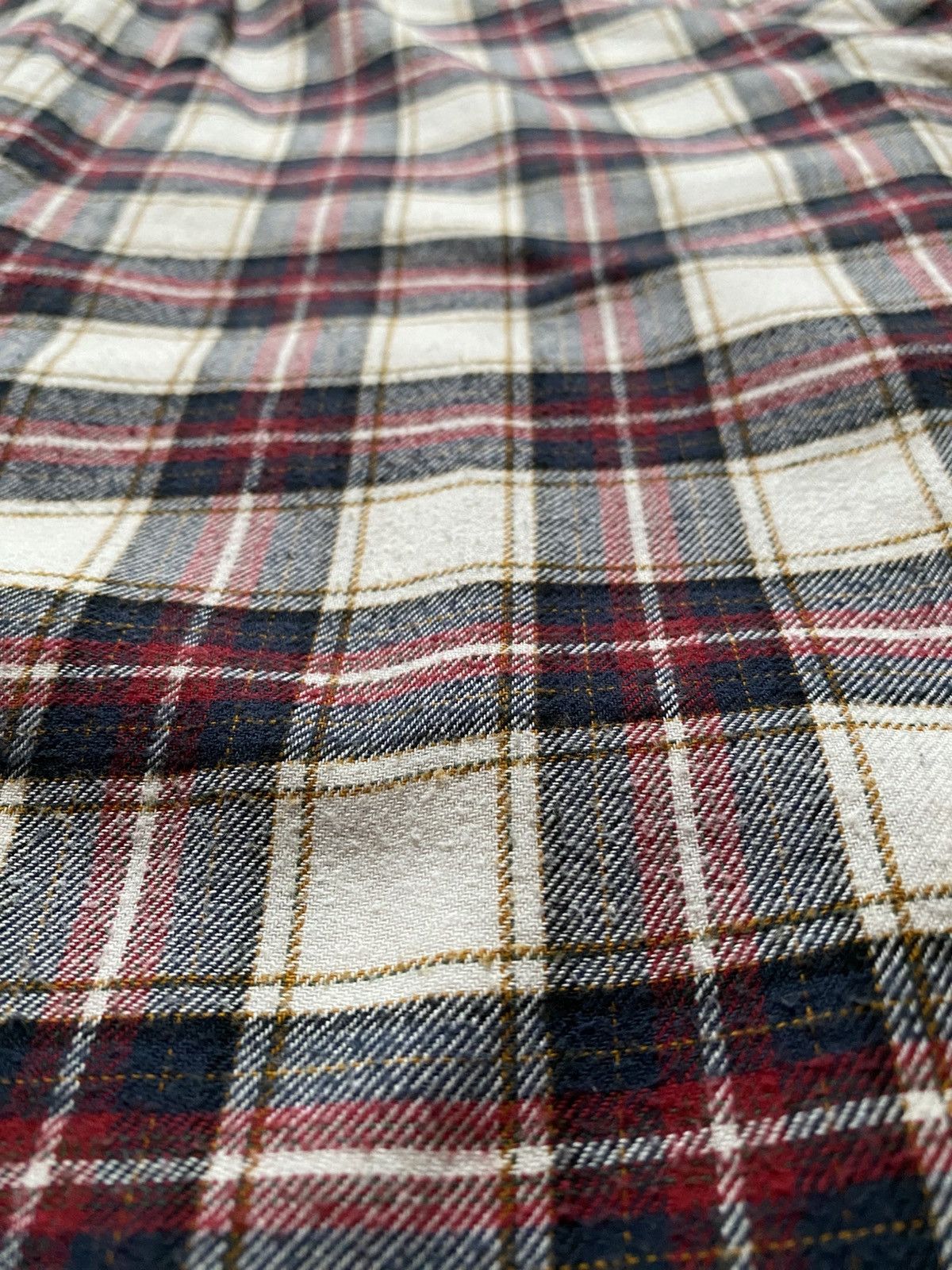 Barbour Barbour tailored fit MSH5033BE11 flannel button up shirt Size US XL / EU 56 / 4 - 15 Thumbnail