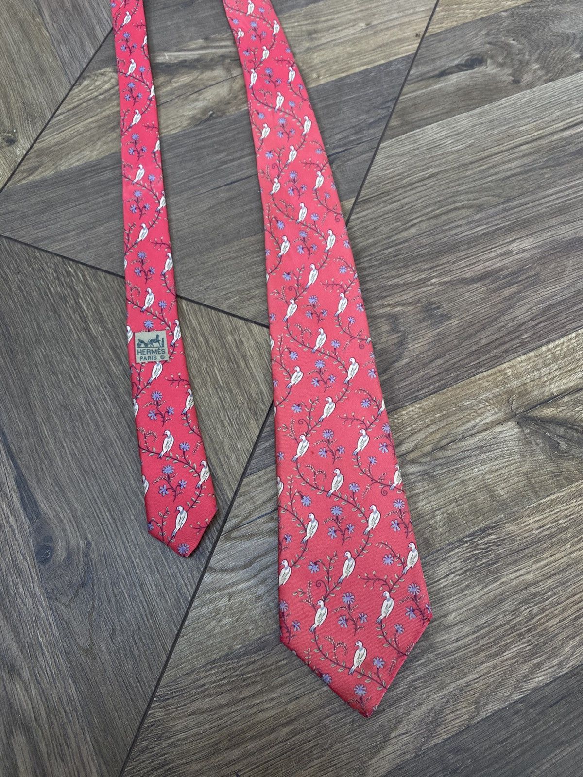Hermes Vintage Hermes Tie Size ONE SIZE - 5 Thumbnail