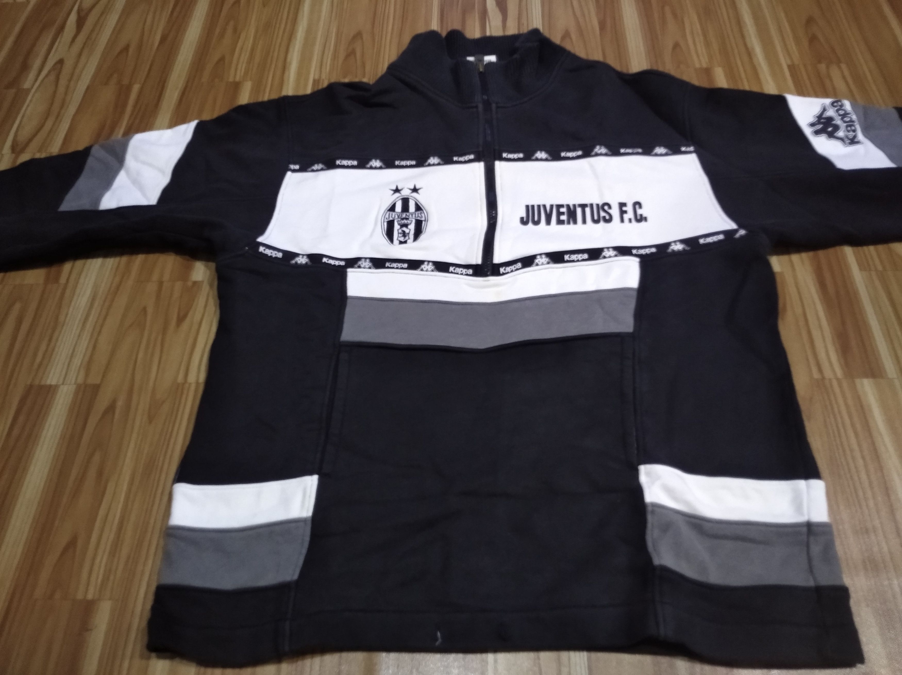 Japanese Brand × Kappa Vintage Juventus Team by kappa Half zipper Sweatshirt Size US M / EU 48-50 / 2 - 1 Thumbnail