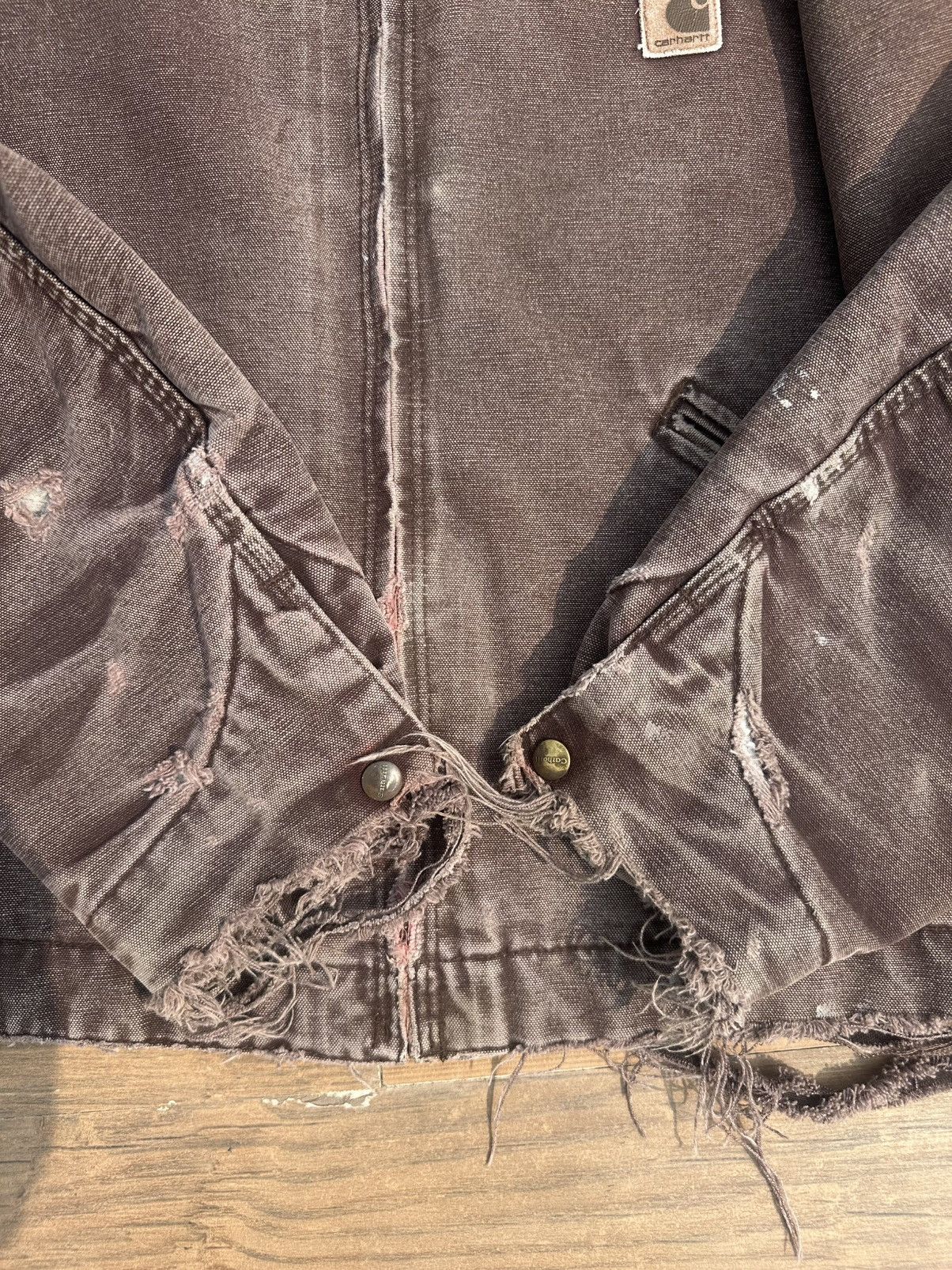 Carhartt Carhartt Detroit Jacket - DKB (Dark Brown) Size US XL / EU 56 / 4 - 4 Thumbnail