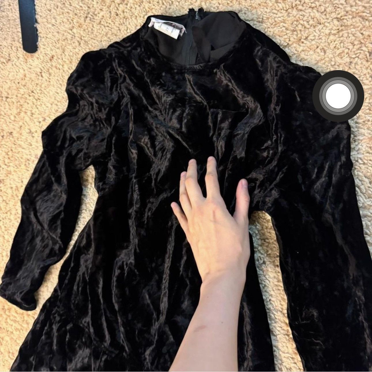 Vintage Romantic goth vintage unique dress for witches 1960s Size XL / US 12-14 / IT 48-50 - 2 Thumbnail
