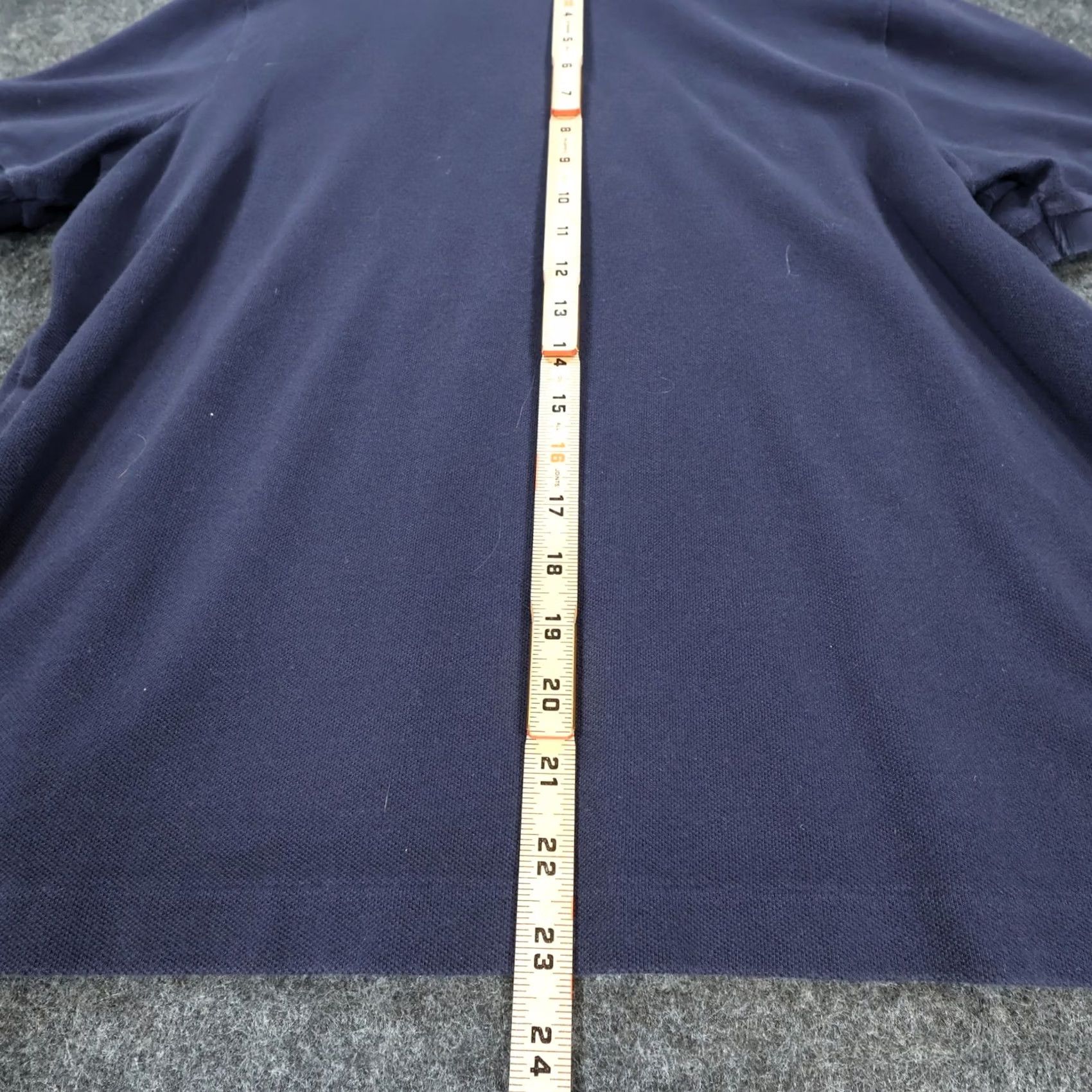 Ralph Lauren Lauren Ralph Lauren Polo Shirt Womens L Navy Blue Short Sleeve Pique Size L / US 10 / IT 46 - 5 Thumbnail