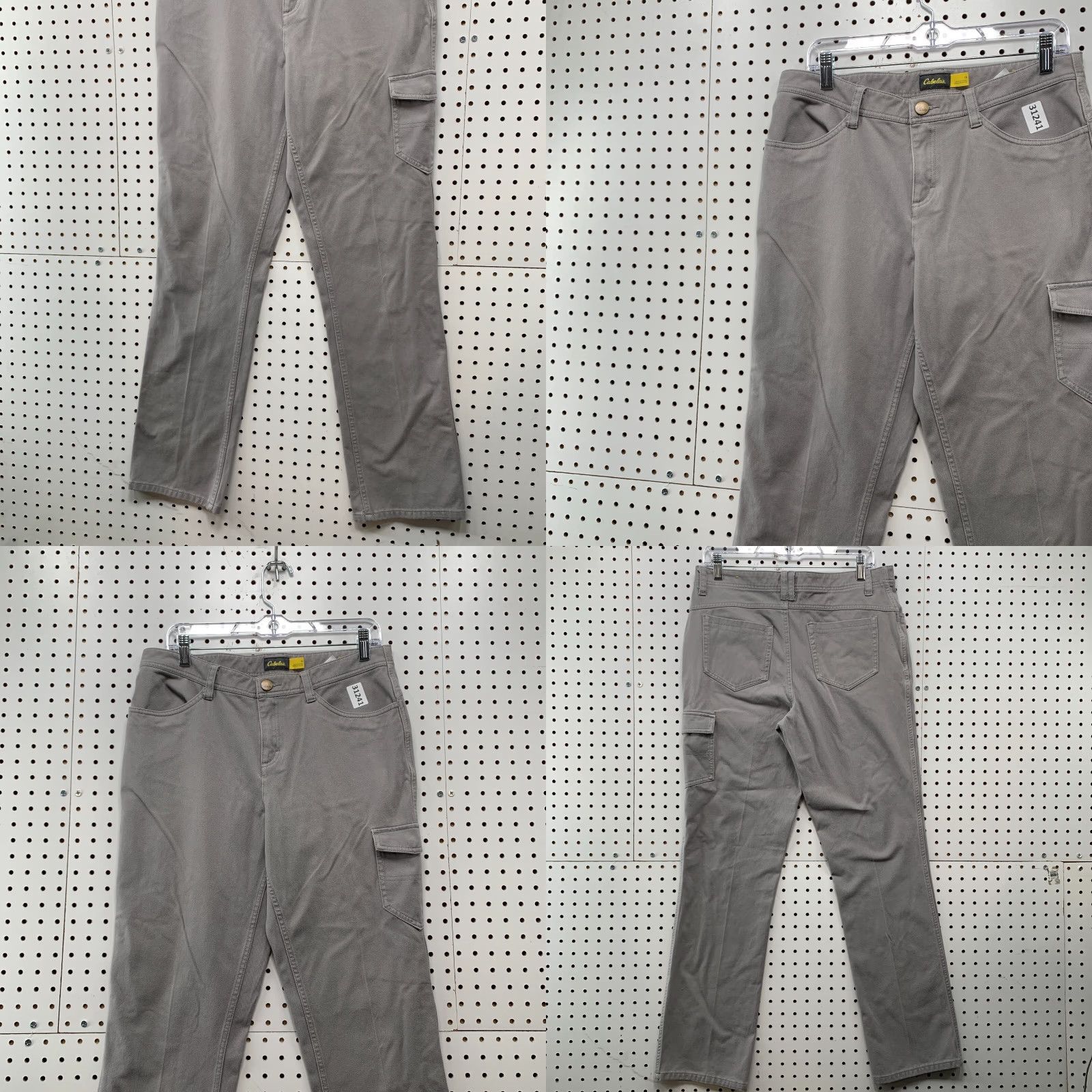 Vintage VINTAGE Cabela's Cargo Canvas Carpenter Pants Womens Size 10 Gray 32x31 Workwear Size 32" / US 10 / IT 46 - 8 Thumbnail