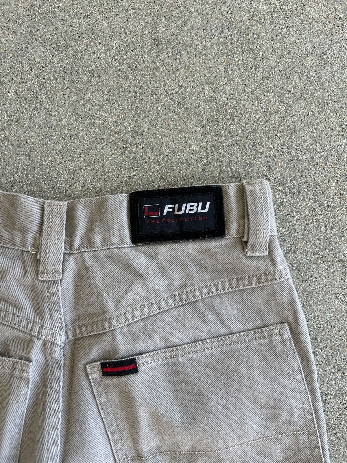 Fubu Y2K Fubu Light Grey Convertible 2-1 Cargo Pants/Shorts Size 36" / US 14 / IT 50 - 5 Thumbnail