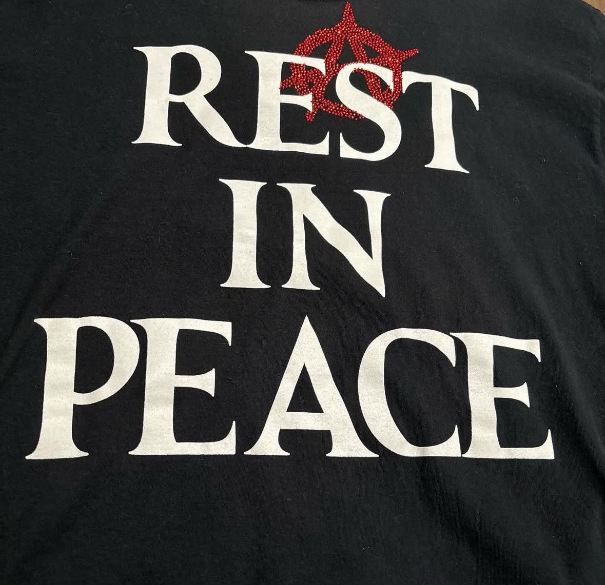 AWGE Playboi Carti Die Lit Tour REST IN PEACE tee - L Size US L / EU 52-54 / 3 - 3 Thumbnail