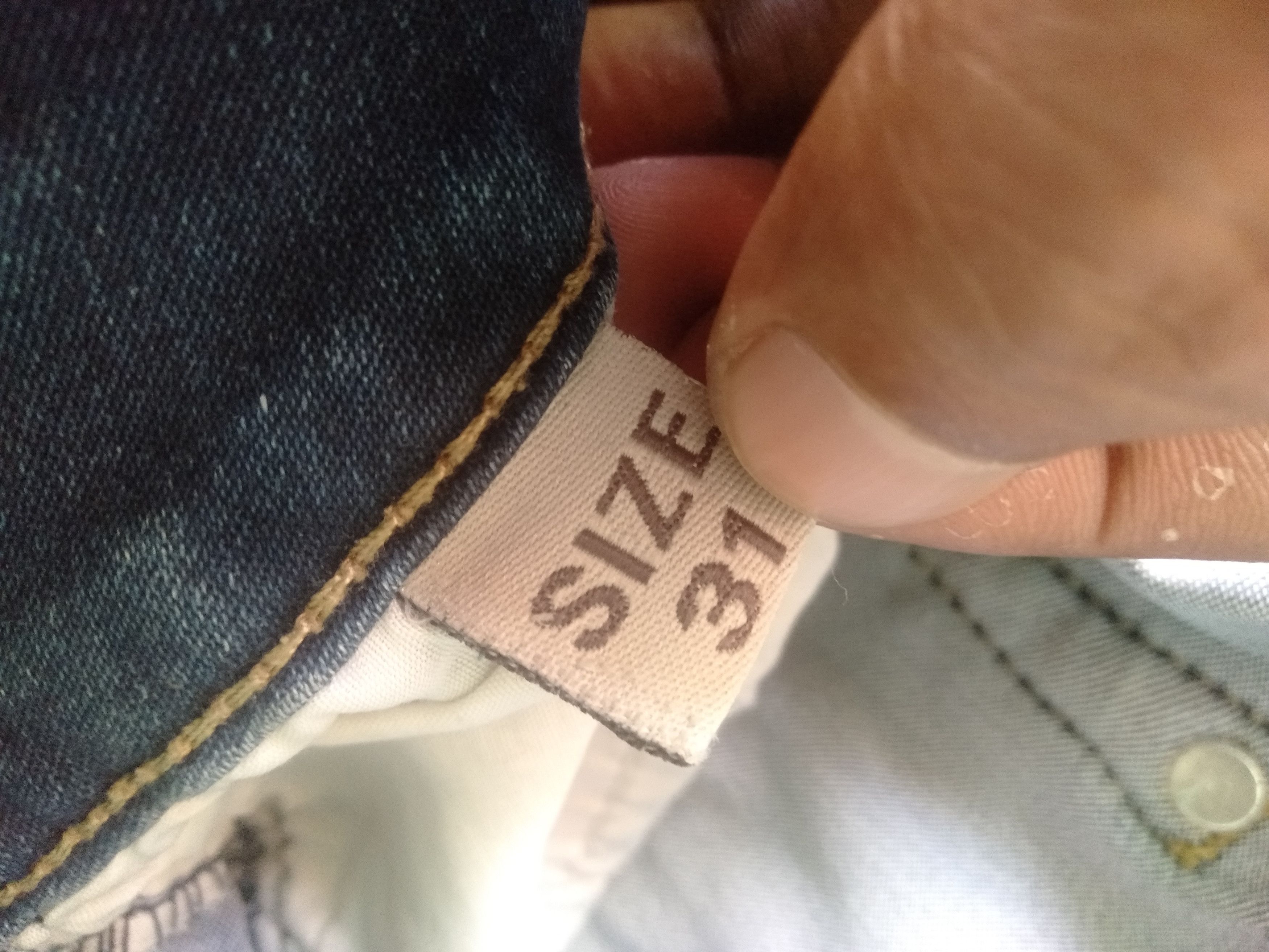 Japanese Brand Japanese Blue Short Jeans Size 31" - 5 Thumbnail
