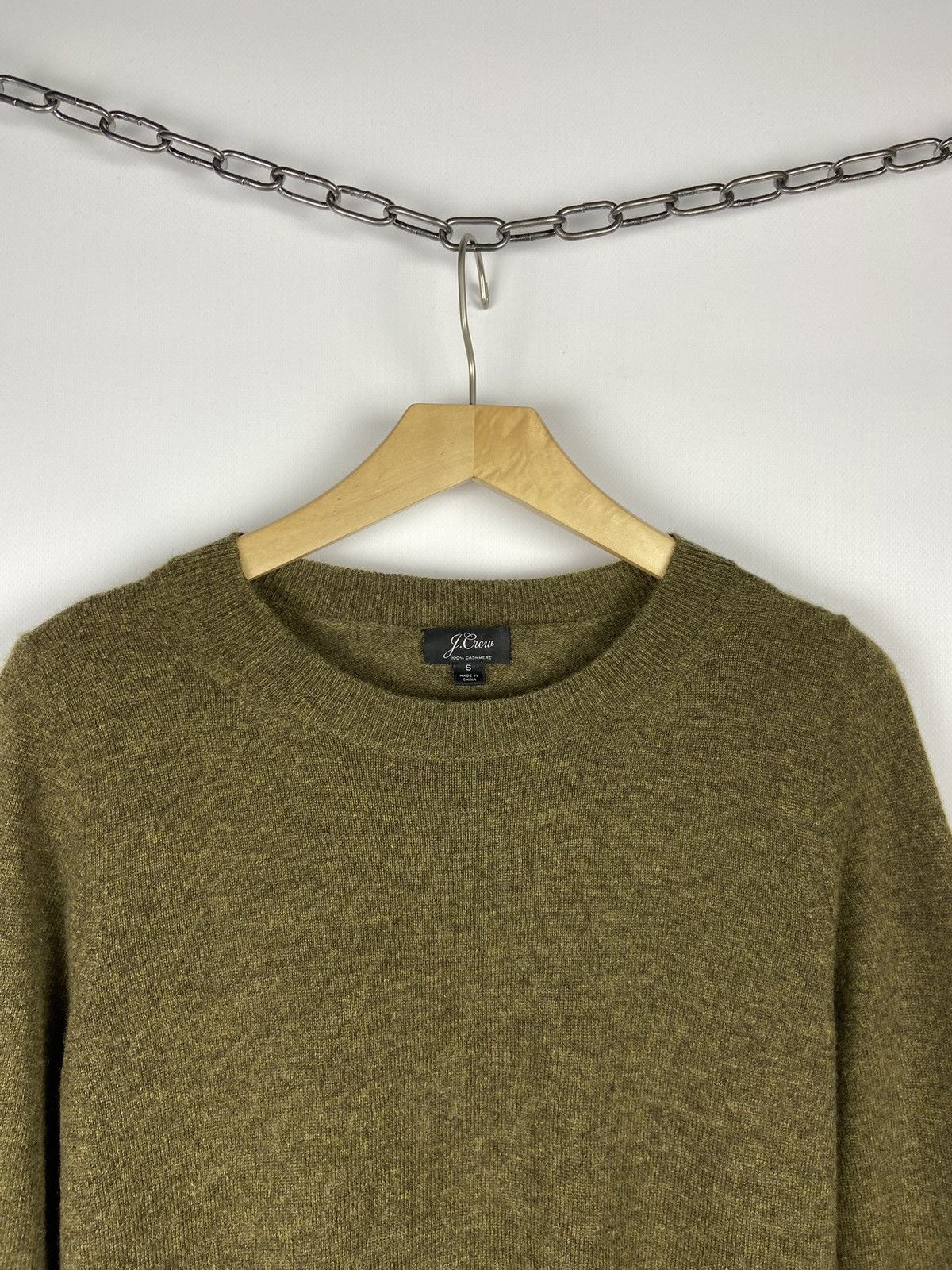 J.Crew J. Crew Pure Cashmere Sweater Size S Dark Green Luxury Brand Size S / US 4 / IT 40 - 2 Thumbnail