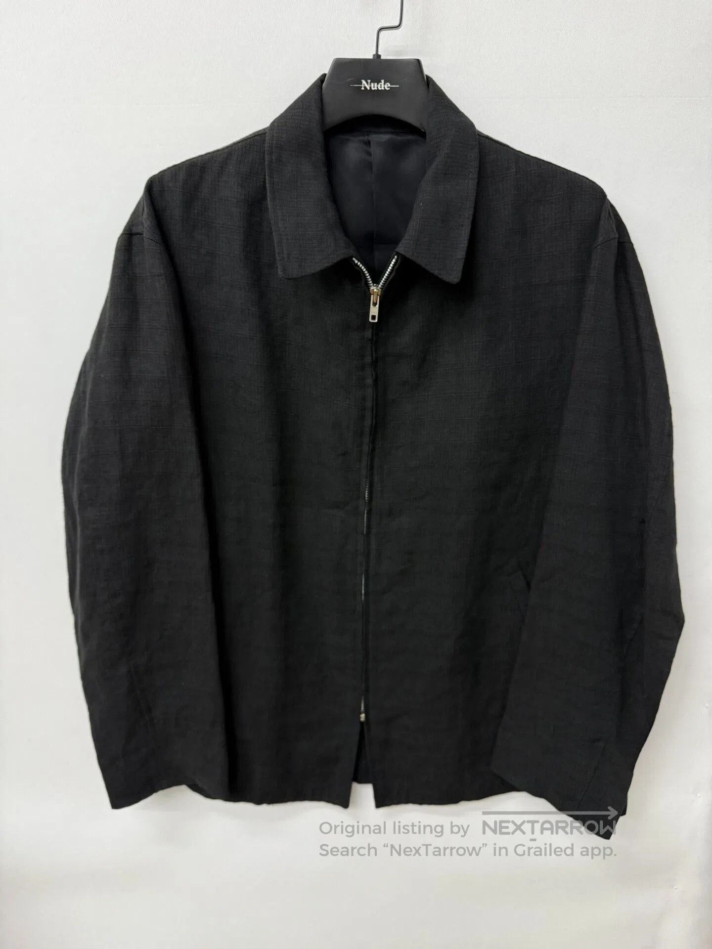 Yohji Yamamoto y's for men linen texture collar jacket. Size US XL / EU 56 / 4 - 1 Thumbnail