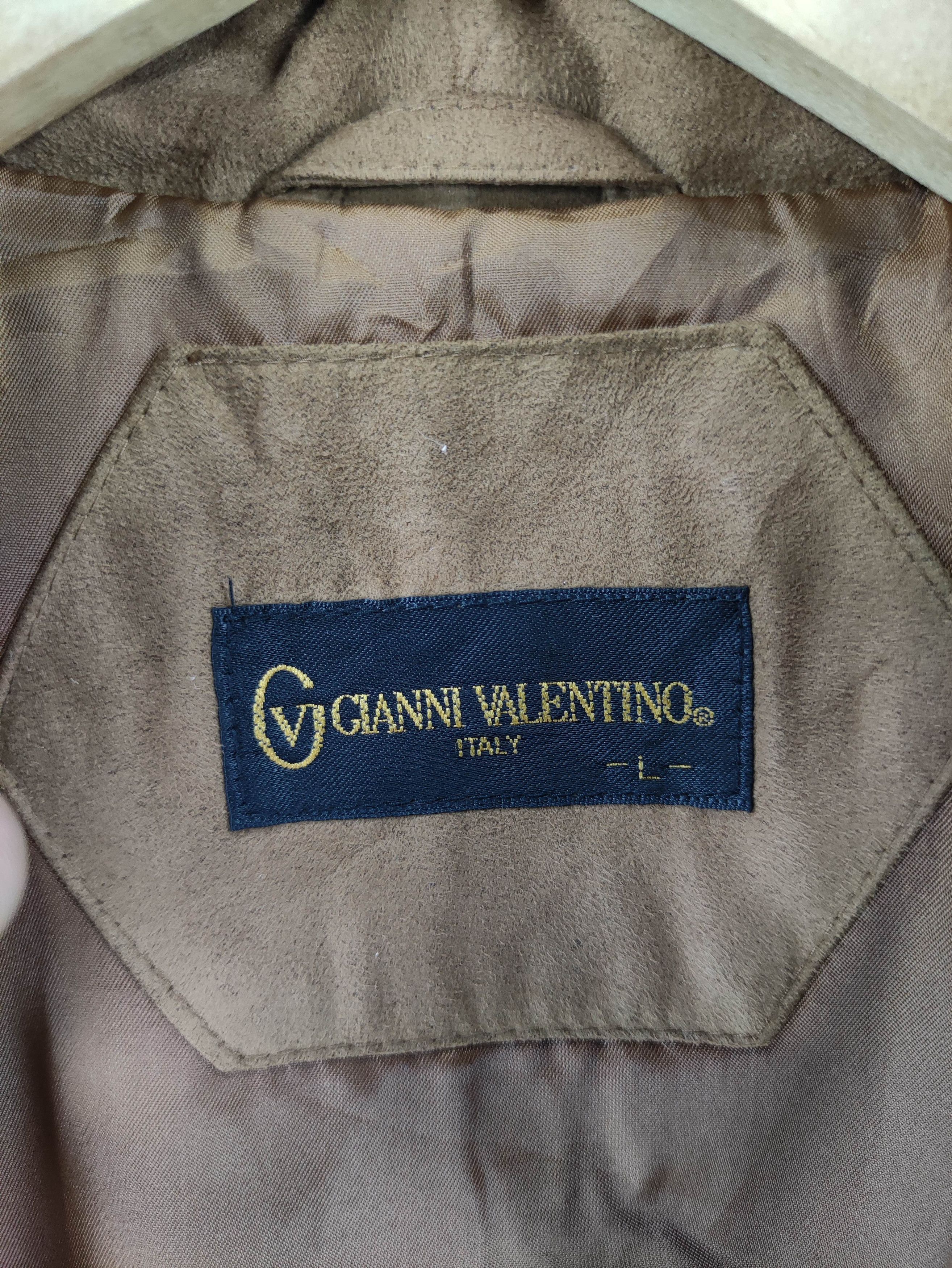 Gianni Valentino Vintage Gianni Valentino Casual Jacket Zipper Brown Size US L / EU 52-54 / 3 - 4 Thumbnail