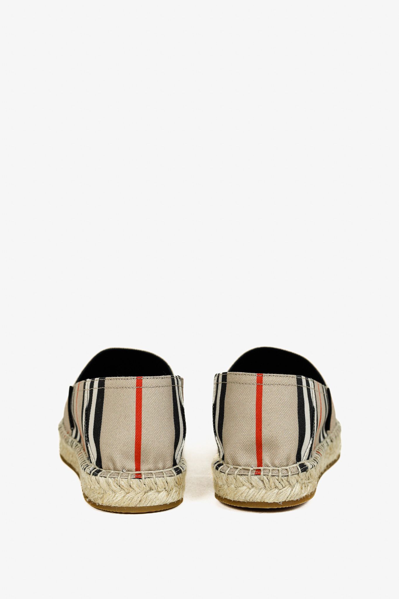 Burberry Burberry Alport Icon Archive Beige Stripe Espadrilles Size US 6.5 / IT 36.5 - 3 Thumbnail