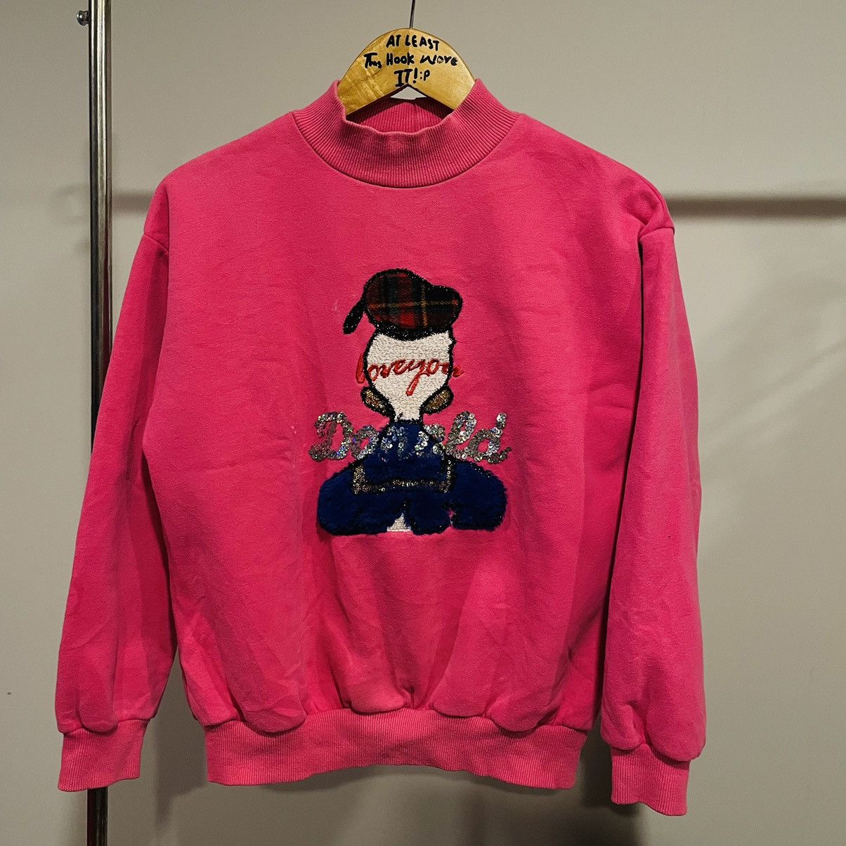 20471120 Japanese Neon Pink Boxy Fit Comfy Sweatshirt Size S / US 4 / IT 40 - 1 Thumbnail