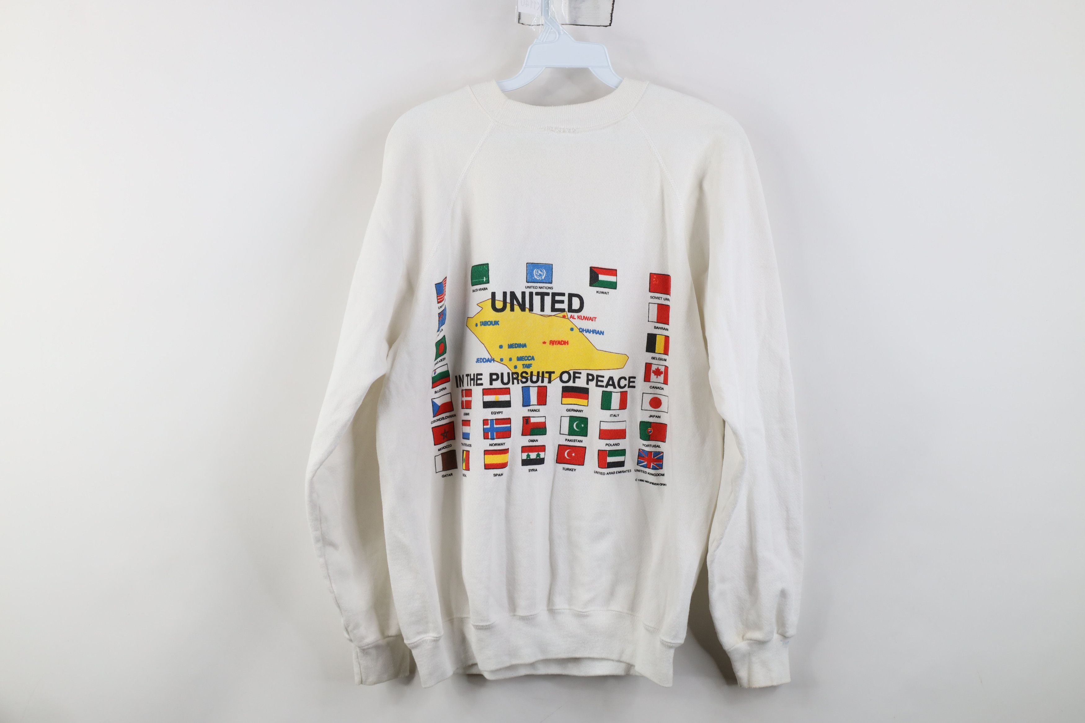 Vintage Vintage 90s Desert Shield Military Crewneck Sweatshirt USA Size US M / EU 48-50 / 2 - 13 Thumbnail