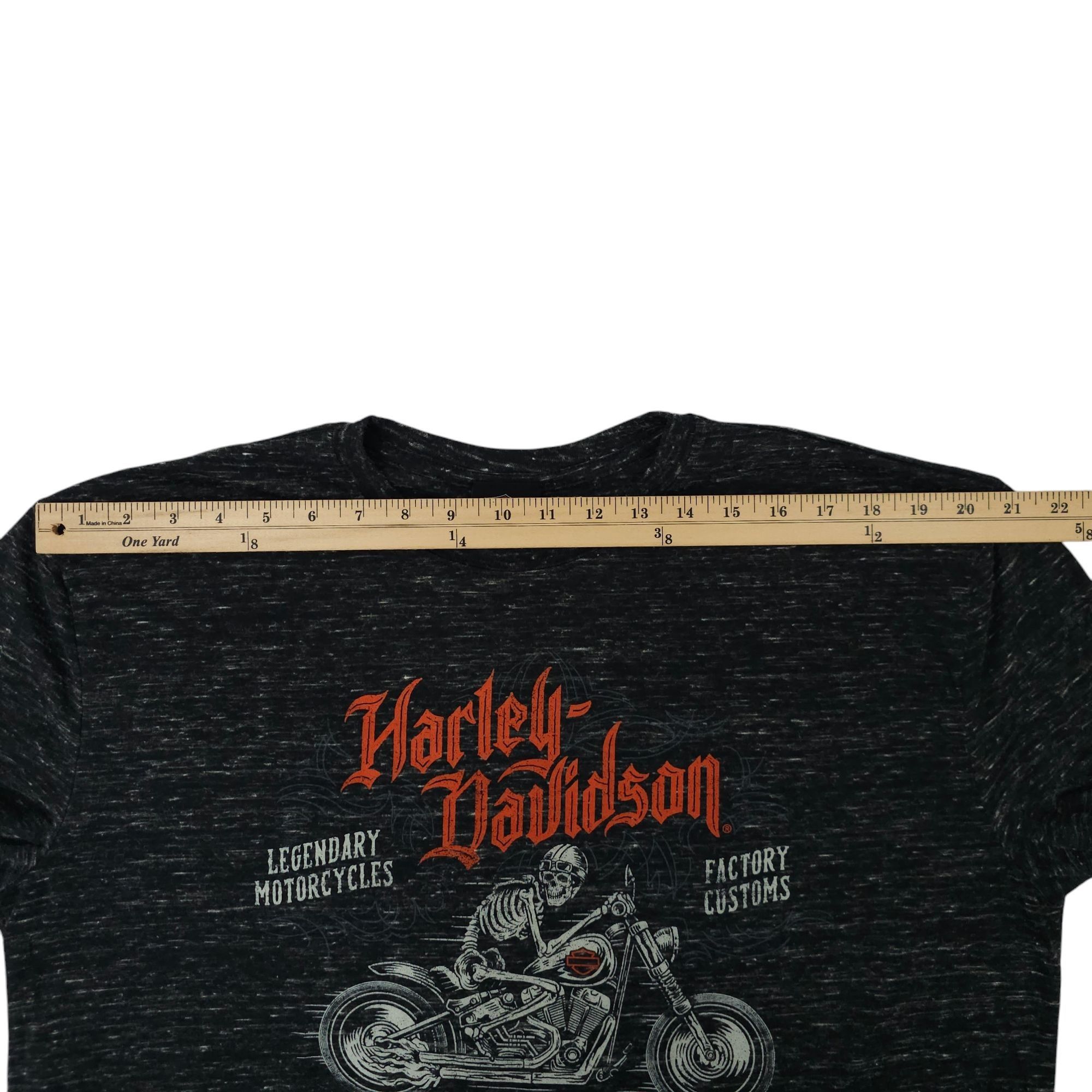 Harley Davidson Harley Davidson T Shirt Mens XL Double Sided 2019 Skeleton Size US XL / EU 56 / 4 - 4 Thumbnail