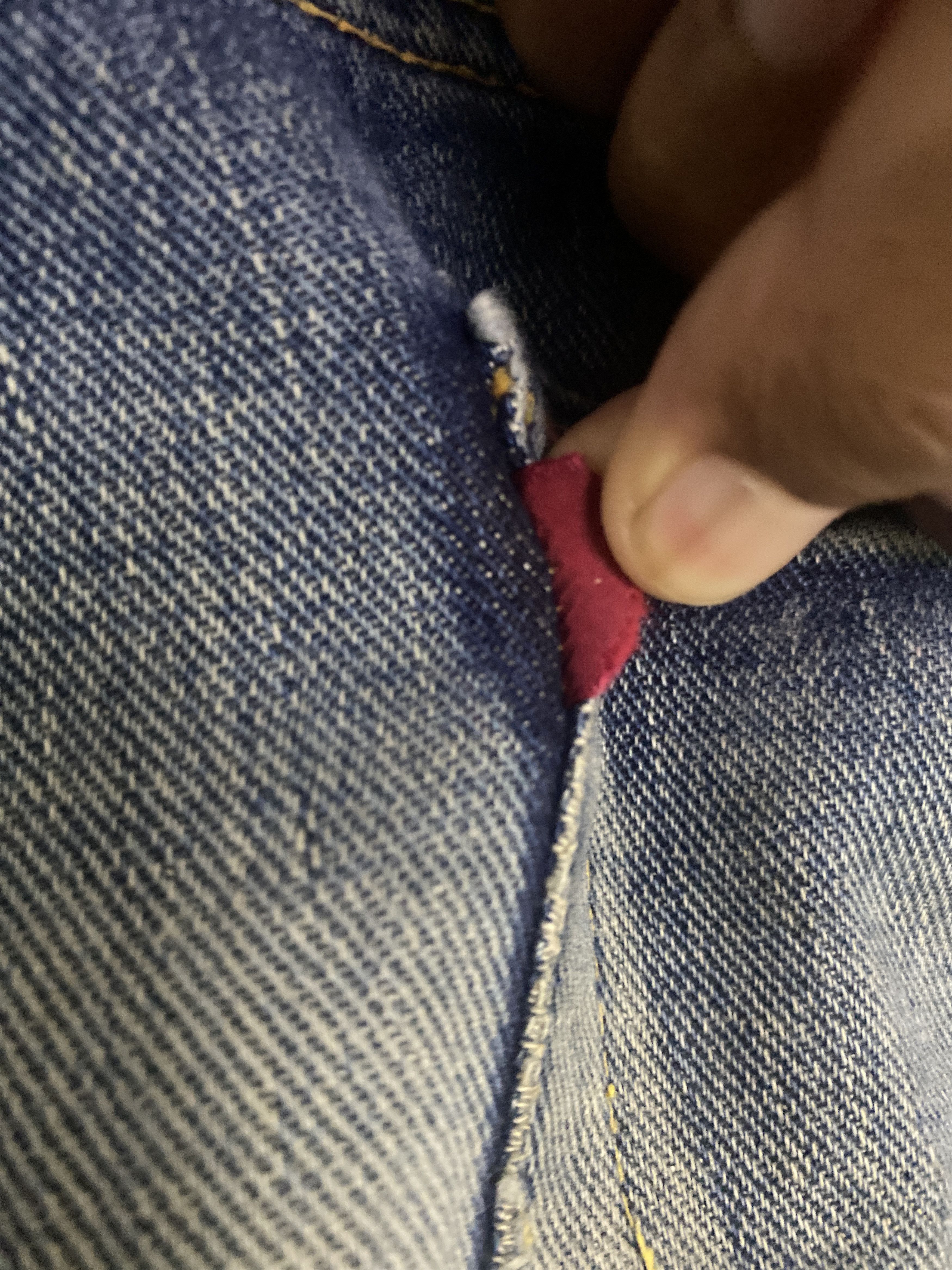 Evisu THRASHED CUSTOM VINTAGE EVISU SELVEDGE DENIM LOT 2504XX Size US 31 - 12 Thumbnail