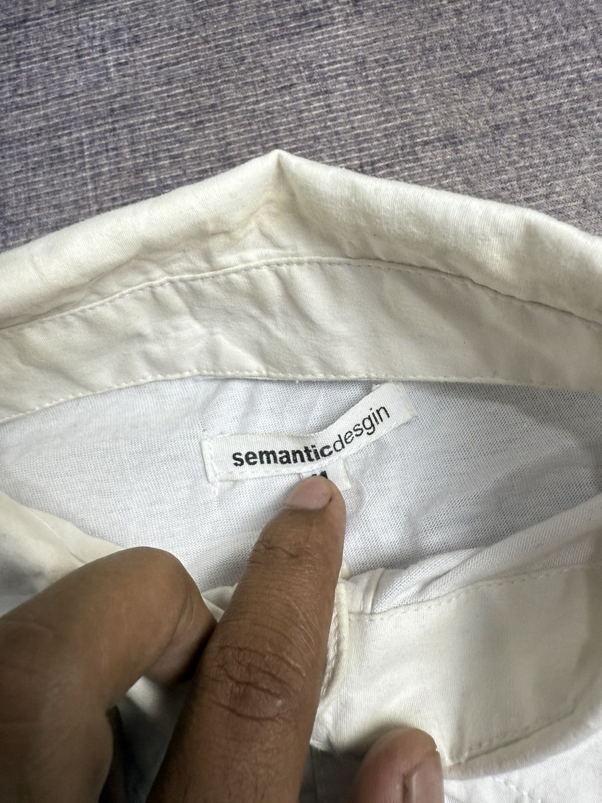 Japanese Brand SMENTICDESIGN IFSIX STYLE SHIRT Size US M / EU 48-50 / 2 - 6 Thumbnail