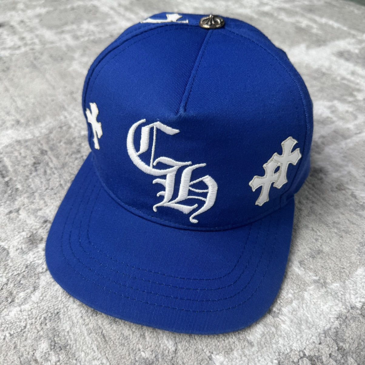 Chrome Hearts Leather cross patch baseball hat Size ONE SIZE - 2 Thumbnail