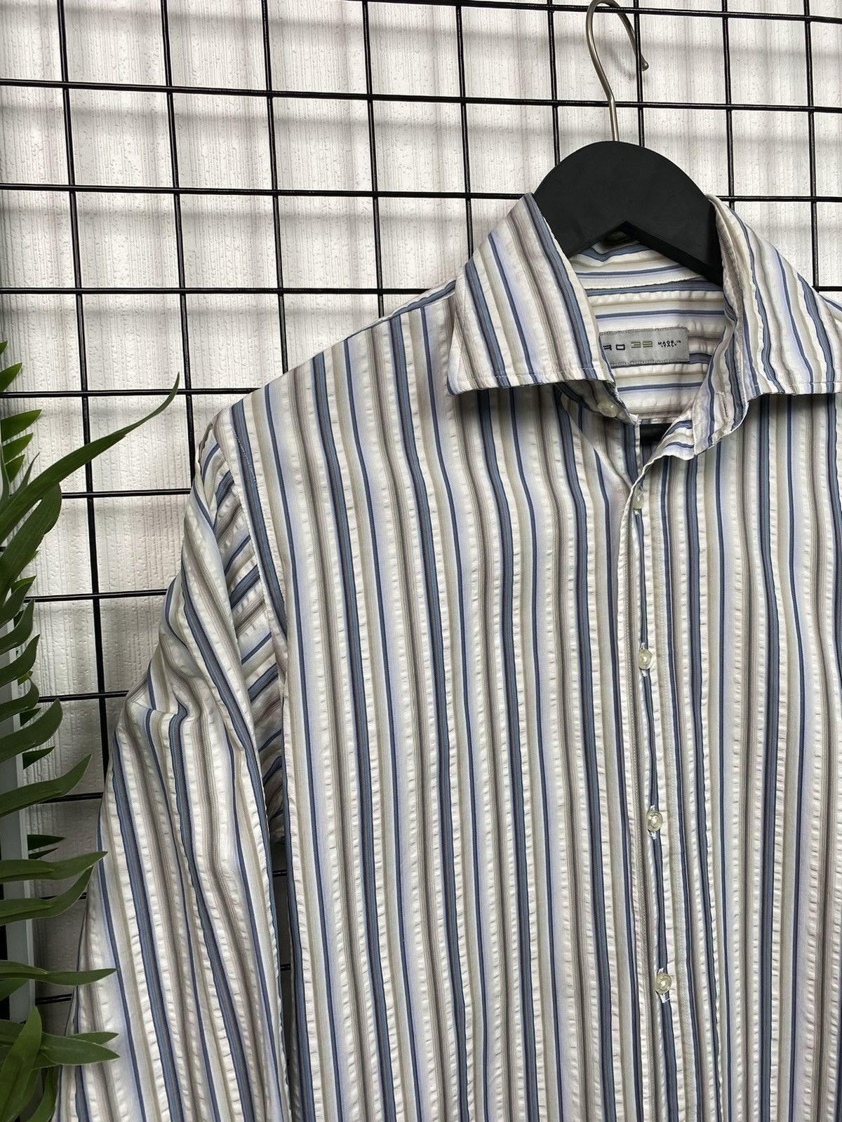 Etro Etro Multicolored Men Striped Long Sleeve Shirt size 39 Size US M / EU 48-50 / 2 - 6 Thumbnail