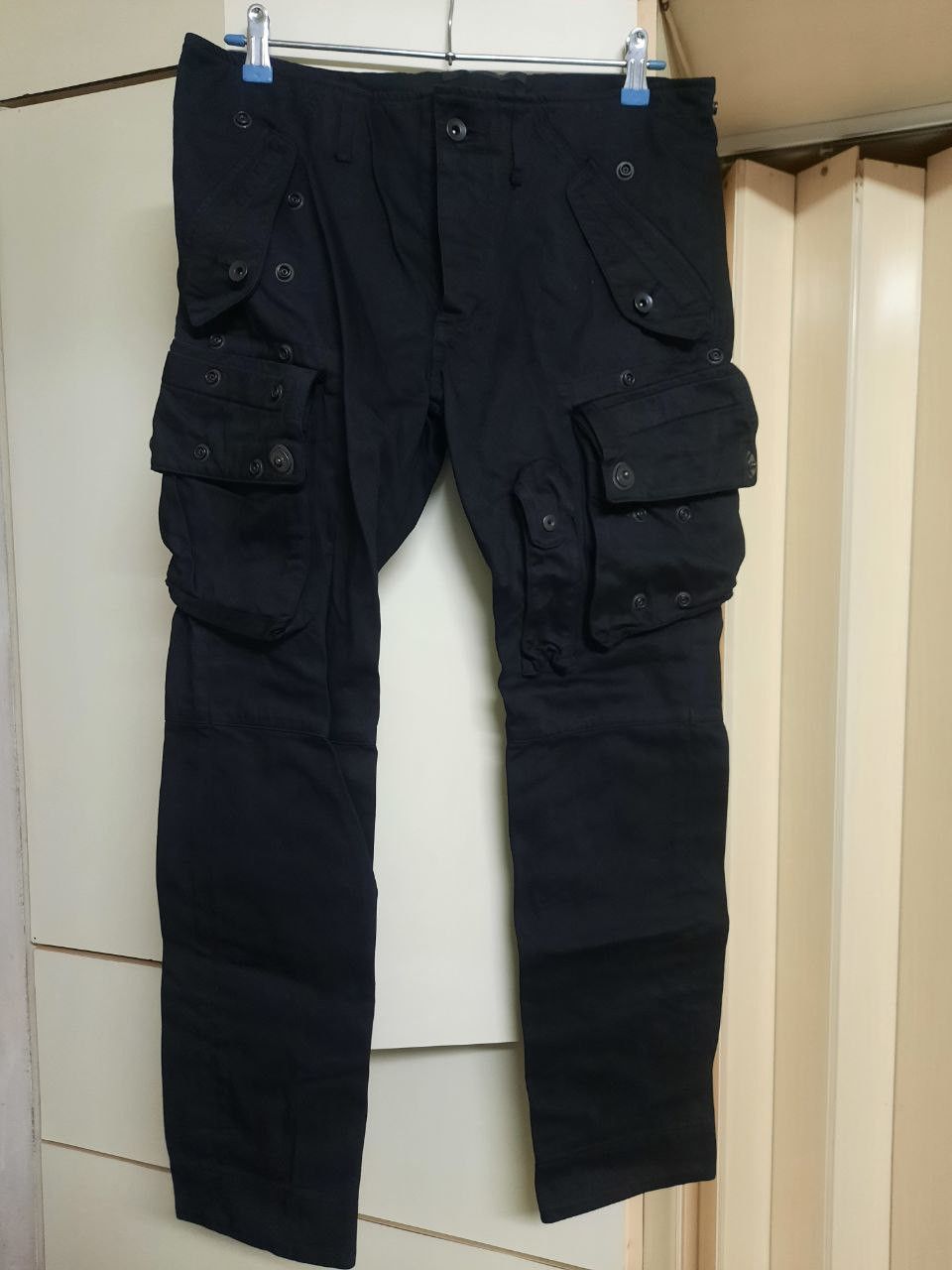 image of Julius Fw09 Aw09 7Th Morning Gas Mask Cargo Pants in Black, Men's (Size 34)