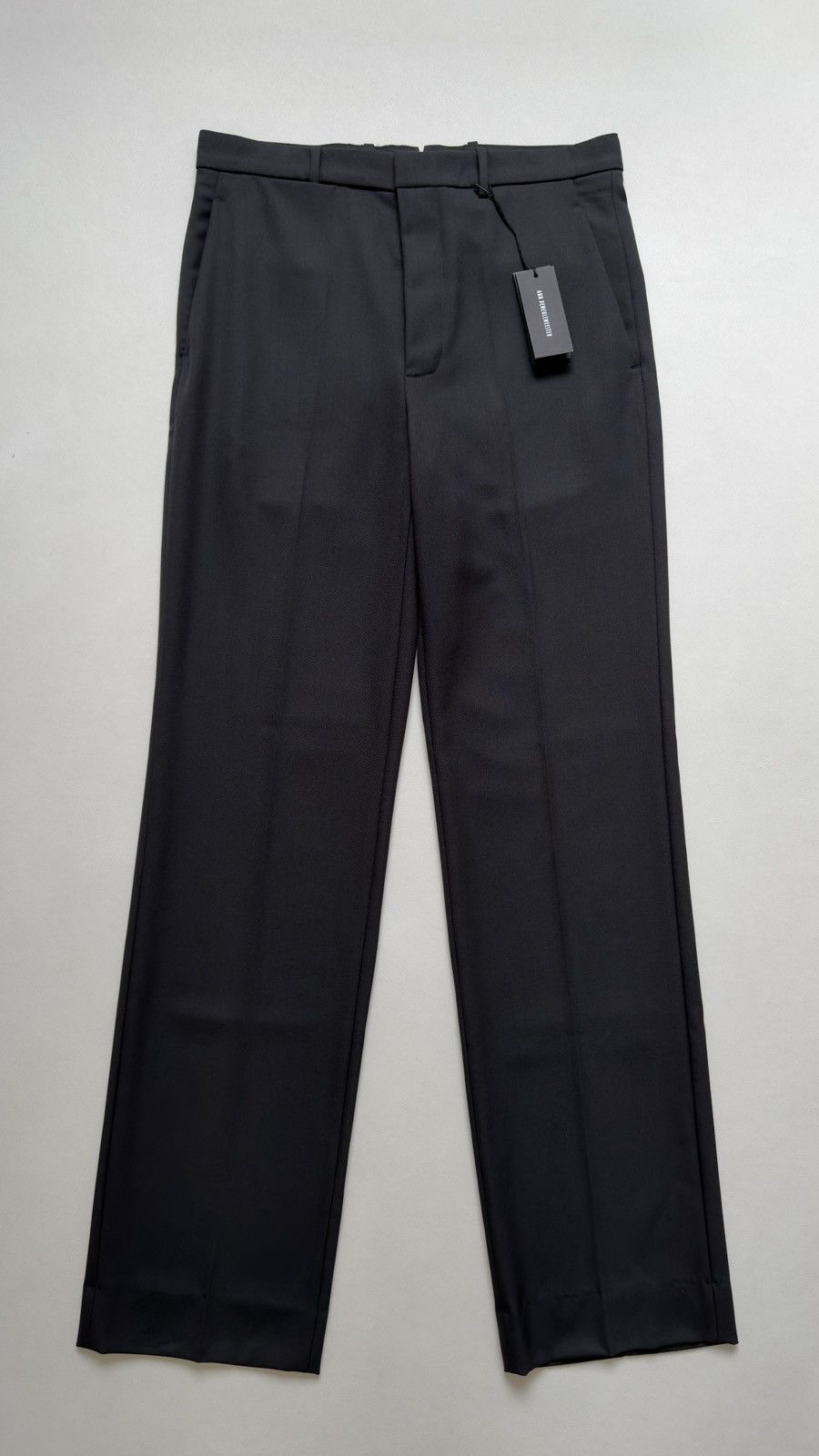 Ann Demeulemeester ‘Stanis’ Black Wool Wide Leg Pants Size US 34 / EU 50 - 16 Thumbnail