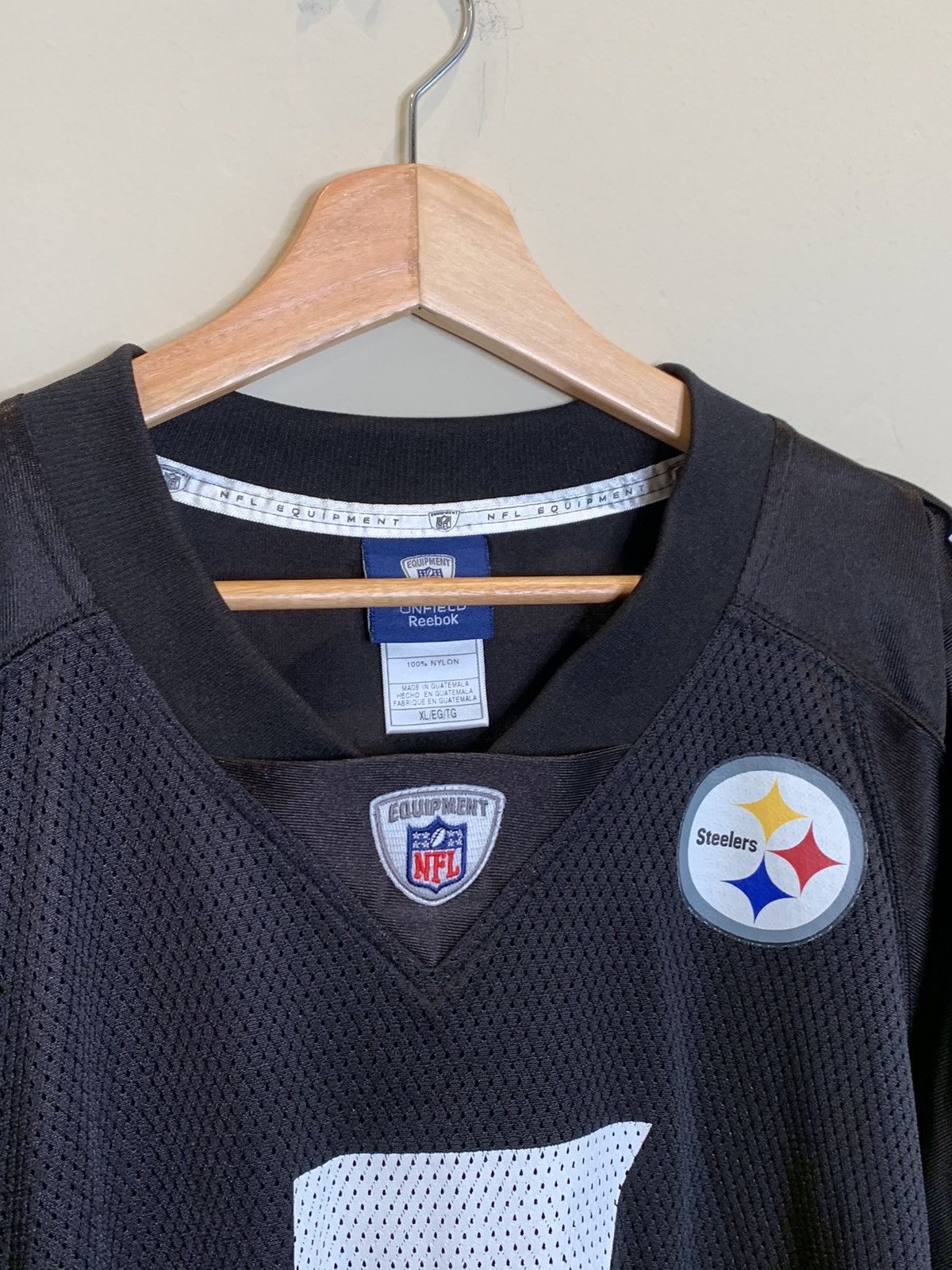 Reebok *RARE* Vintage Ben Roethlisberger On Field NFL Reebok Jersey Size US XL / EU 56 / 4 - 3 Thumbnail