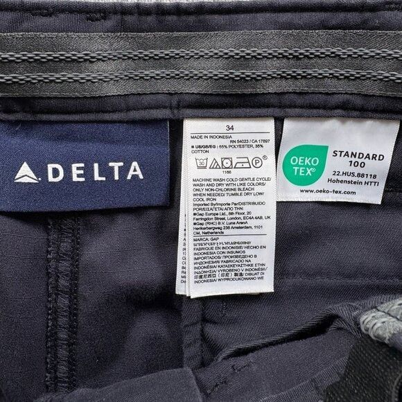Other Delta Airlines Cargo Pants Mens 34x36 Employee Work Uniform Size US 34 / EU 50 - 6 Thumbnail