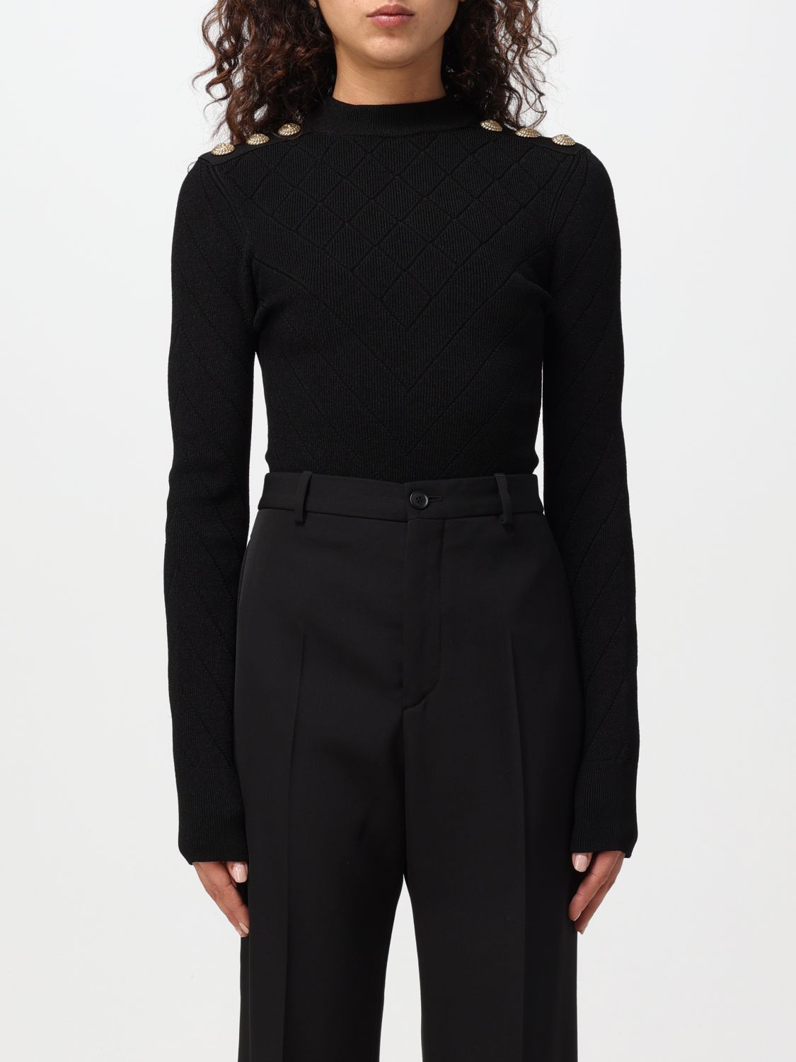 image of Balmain Sweater Woman Black, Women's (Size Small)