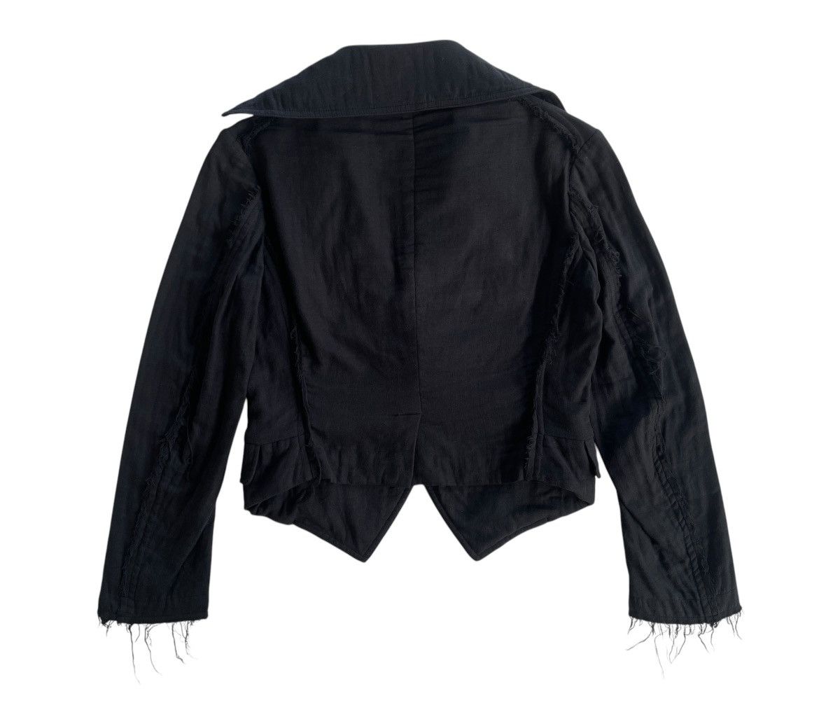 Yohji Yamamoto AW2012 Yohji Yamamoto Y's Distressed Cropped Jacket Size XS / US 0-2 / IT 36-38 - 4 Thumbnail