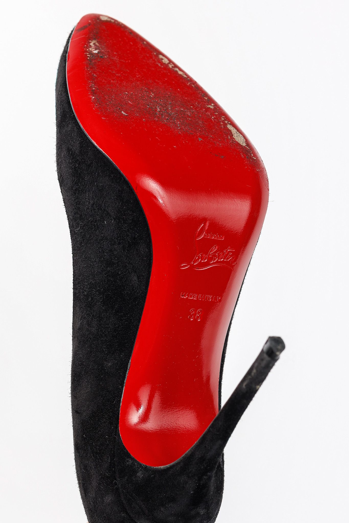 Christian Louboutin Christian Louboutin Eloise Veau Velours Pointed-Toe Pumps Size US 7.5 / IT 37.5 - 5 Thumbnail
