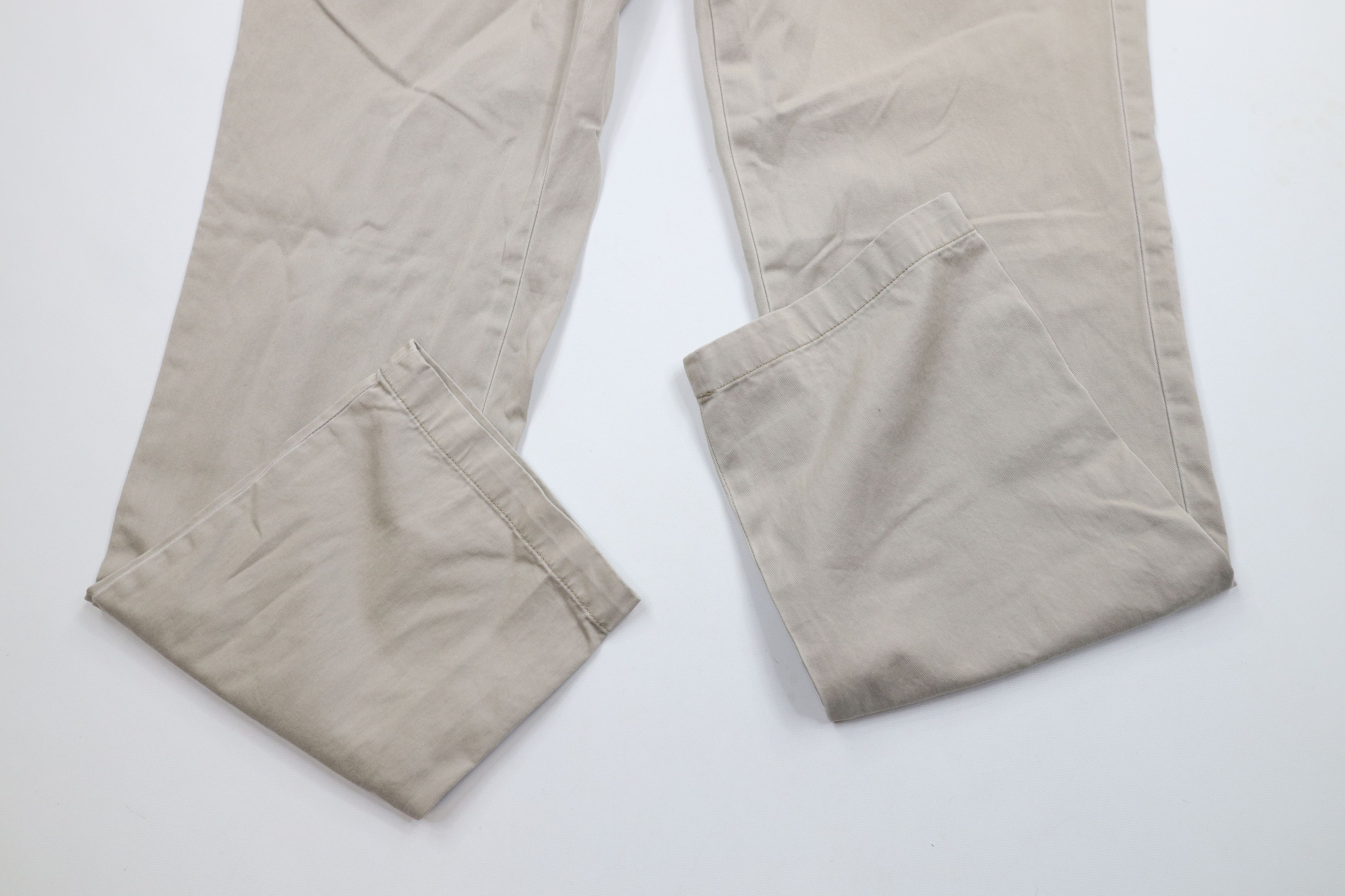 Ralph Lauren × Vintage Vintage Ralph Lauren Classic Fit Wide Leg Chino Pants Beige Size US 38 / EU 54 - 5 Thumbnail