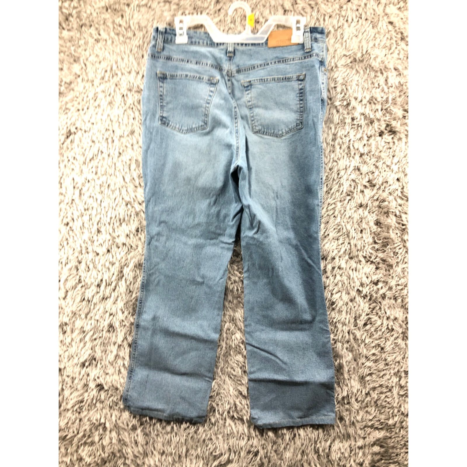 Vintage Cambio Jeans Size 14 Womens Mid Rise Stone Blue Denim Straight Jeans Size 36" / US 14 / IT 50 - 5 Thumbnail