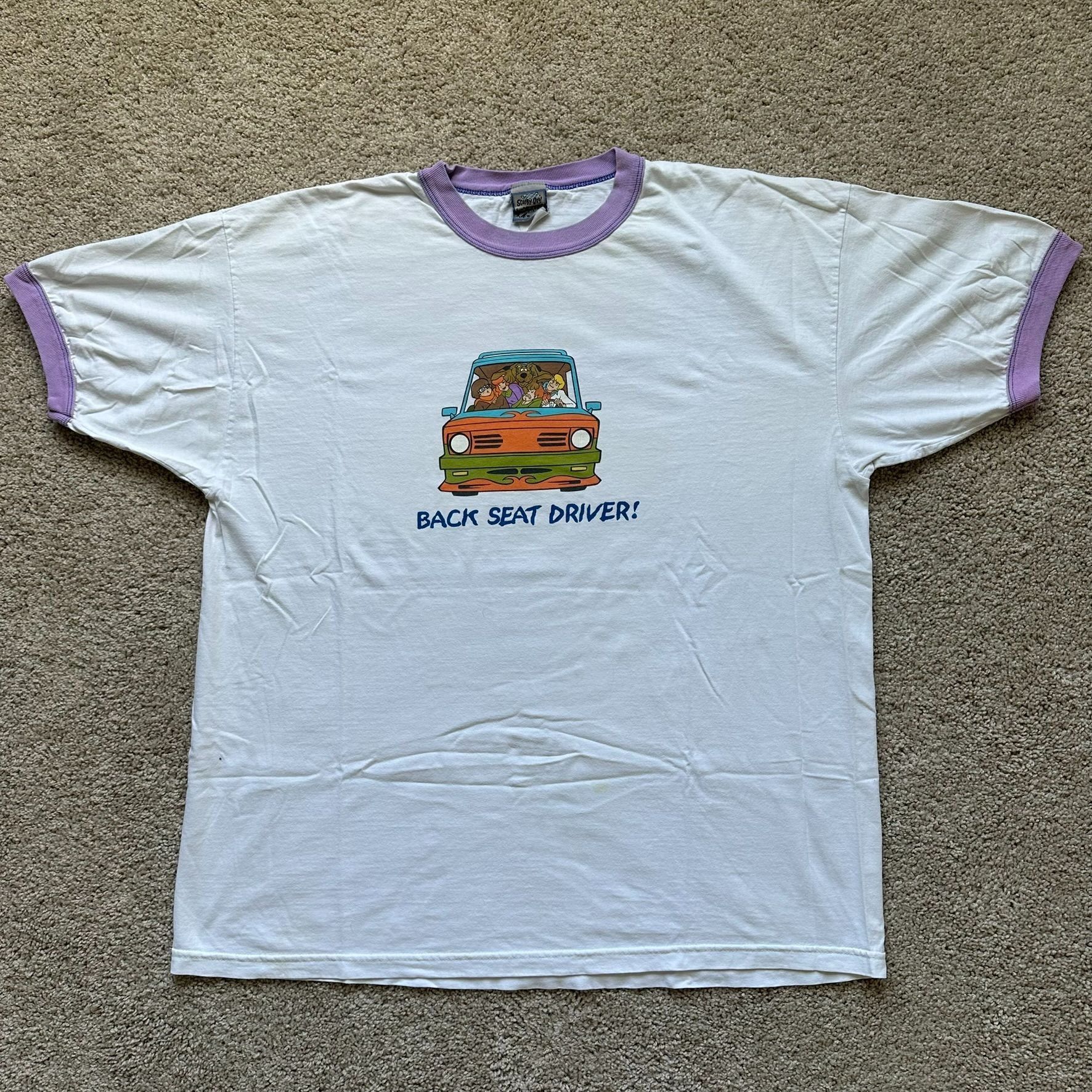 Cartoon Network Vintage Y2K Scooby-Doo Mystery Machine Ringer T-Shirt Kidcor Size US XL / EU 56 / 4 - 3 Thumbnail