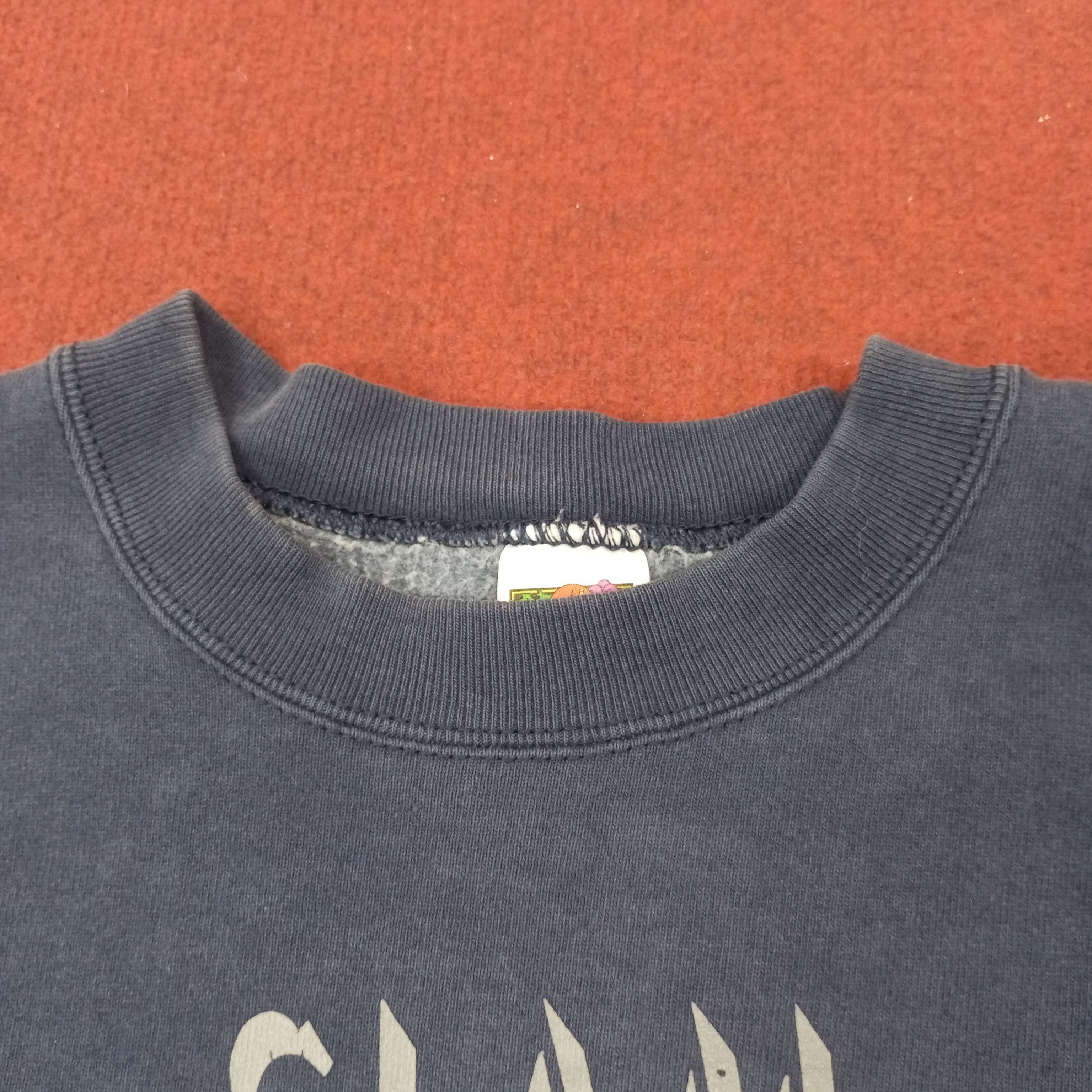Fruit Of The Loom × Vintage Slam-Min Records New York Vintage Sweatshirt c221n22 Size US XL / EU 56 / 4 - 5 Thumbnail