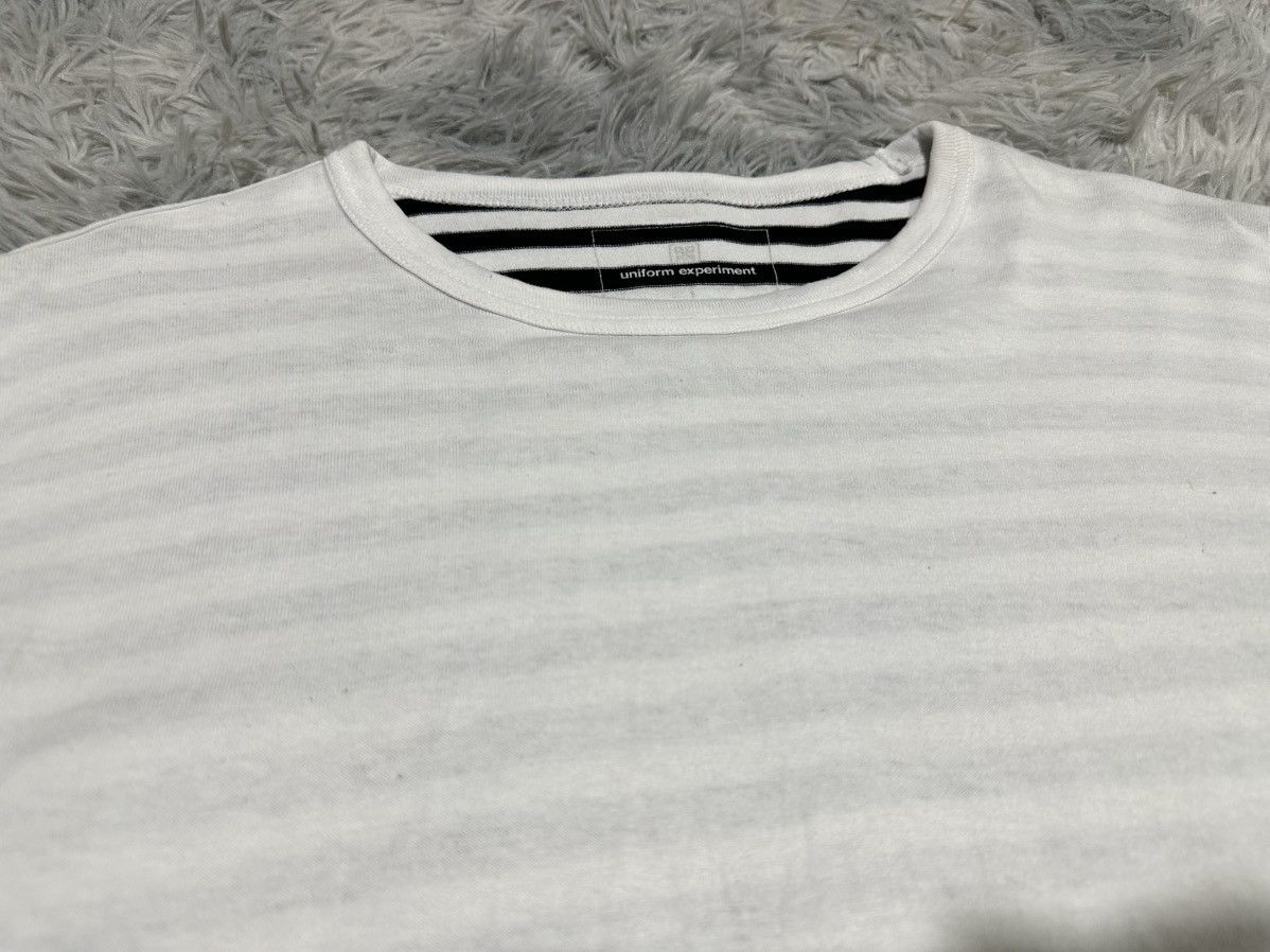 uniform experiment 🔥Y2K Uniform Experiment Double Layer Striped Ls Shirt Size US L / EU 52-54 / 3 - 6 Thumbnail