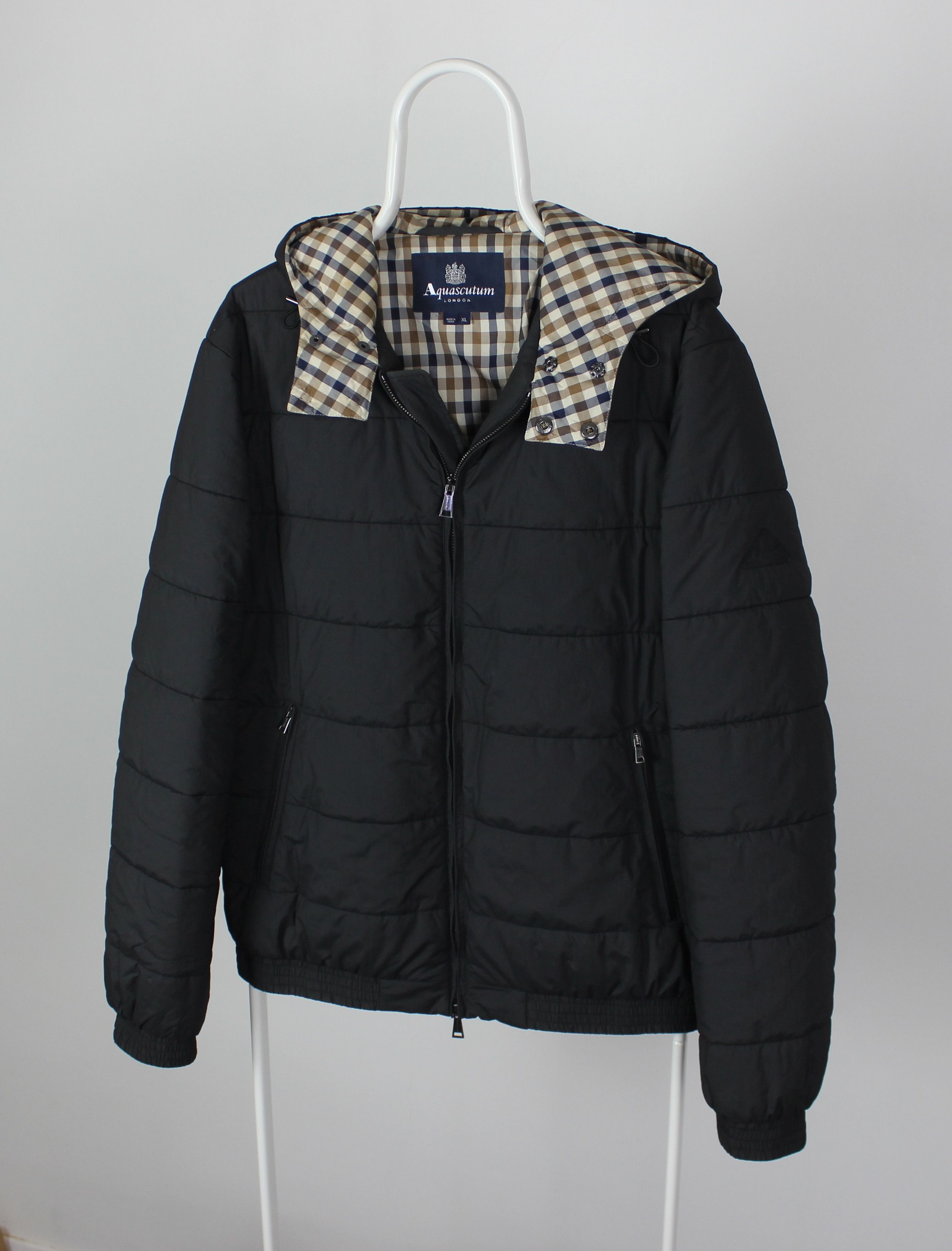 Aquascutum aquascutum jacket men black nylon L XL Size US XL / EU 56 / 4 - 1 Thumbnail