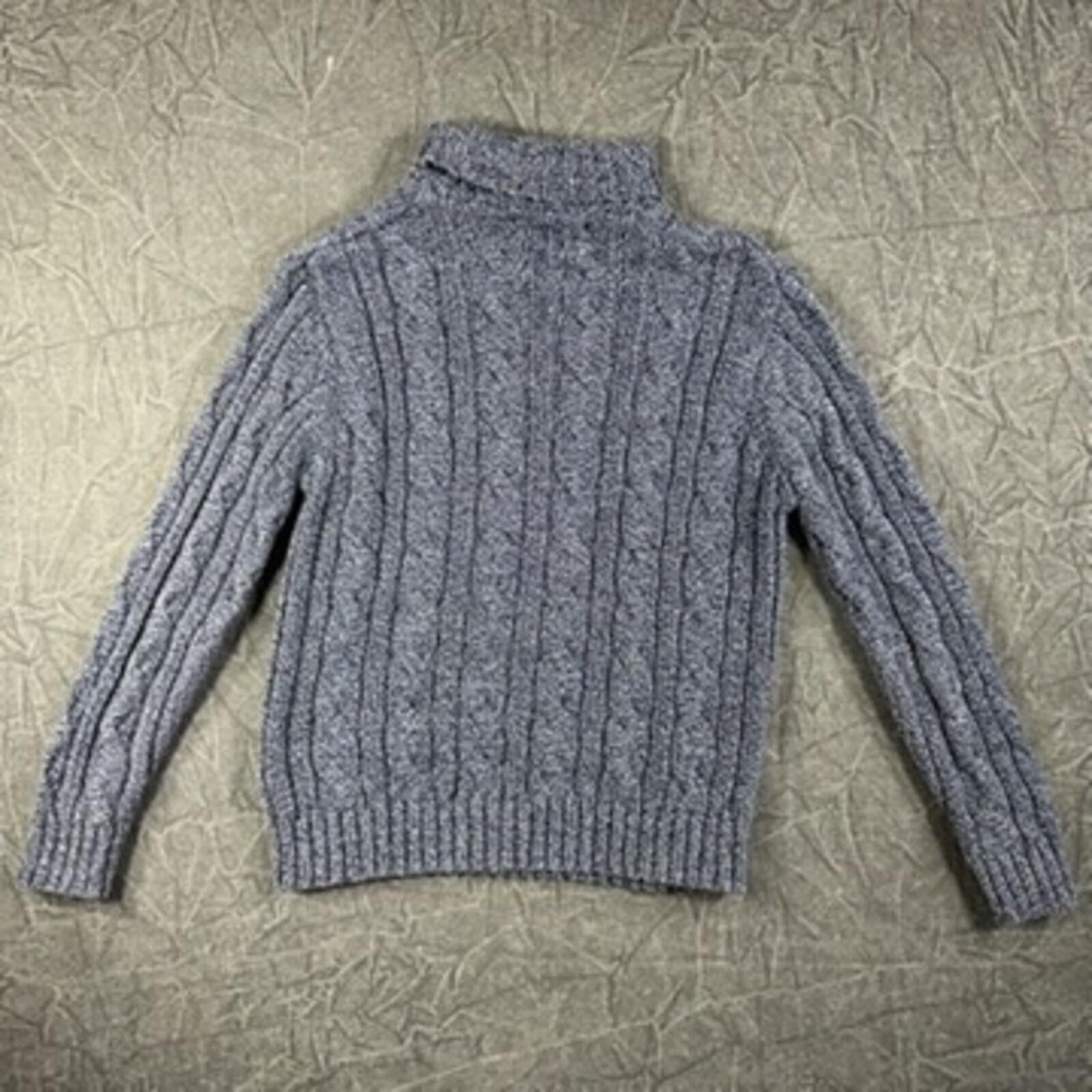 Charter Club Charter Club Sweater Women's M Blue Petite Turtle Neck Knit Size M / US 6-8 / IT 42-44 - 6 Thumbnail