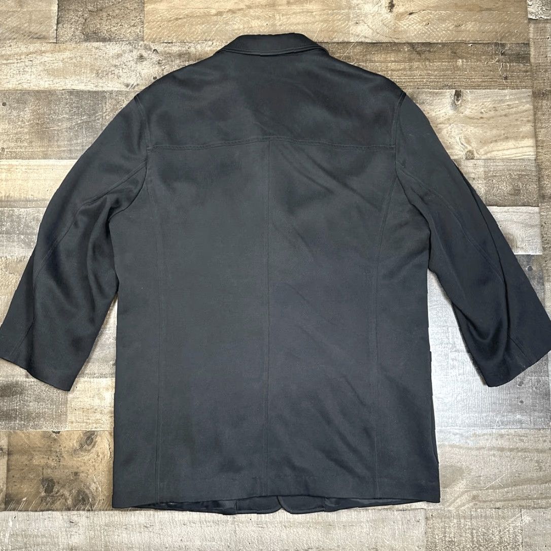 Tommy Bahama Tommy Bahama Jacket Men M Silk Black Button Up Collared Pockets Overcoat Size US M / EU 48-50 / 2 - 7 Thumbnail