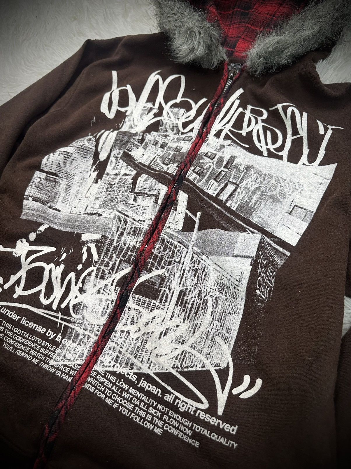 If Six Was Nine 2000s bone soul fur ifsixwasnine lgb style hoodie Size US M / EU 48-50 / 2 - 4 Thumbnail