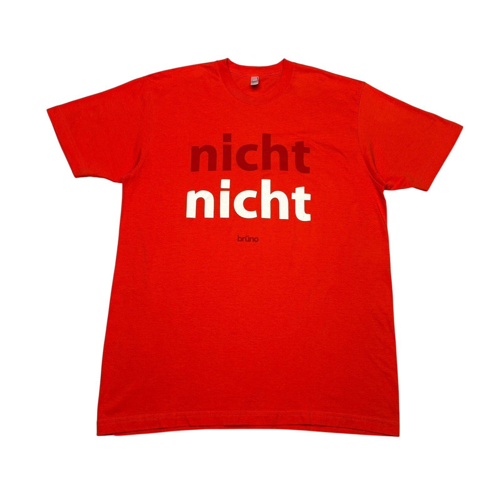 American Apparel Bruno 2009 Movie Promo Tee Shirt Men's Large Nicht Size US L / EU 52-54 / 3 - 1 Thumbnail